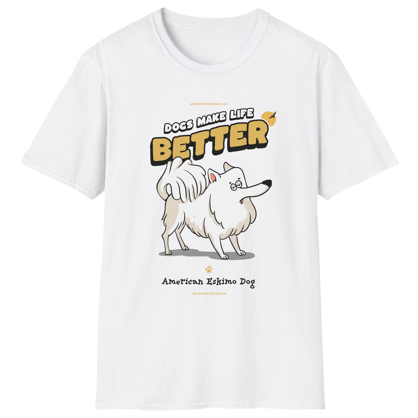 flatlay-doggie-american_eskimo_dog-t_shirt-white