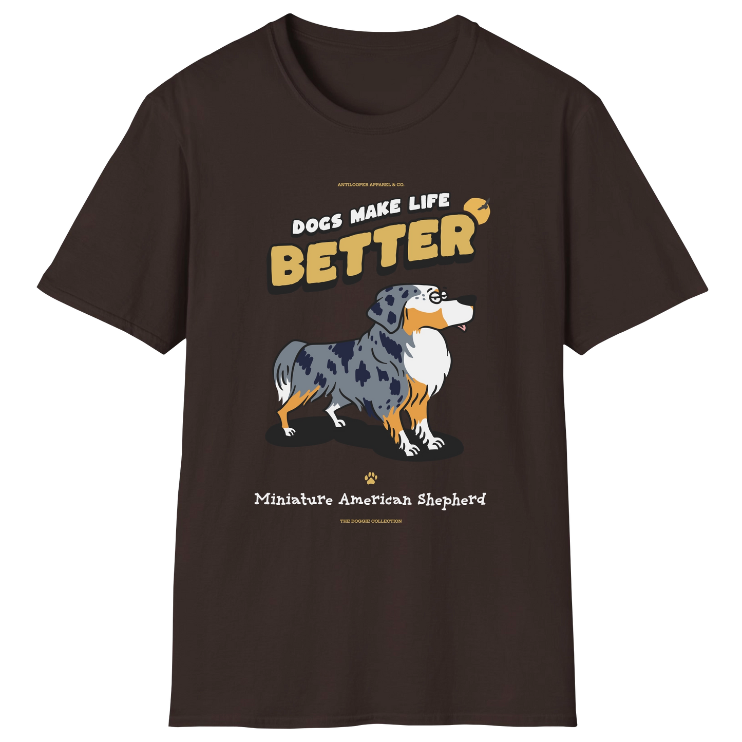 flatlay-doggie-american_shepherd+miniature-t_shirt-dark_chocolate