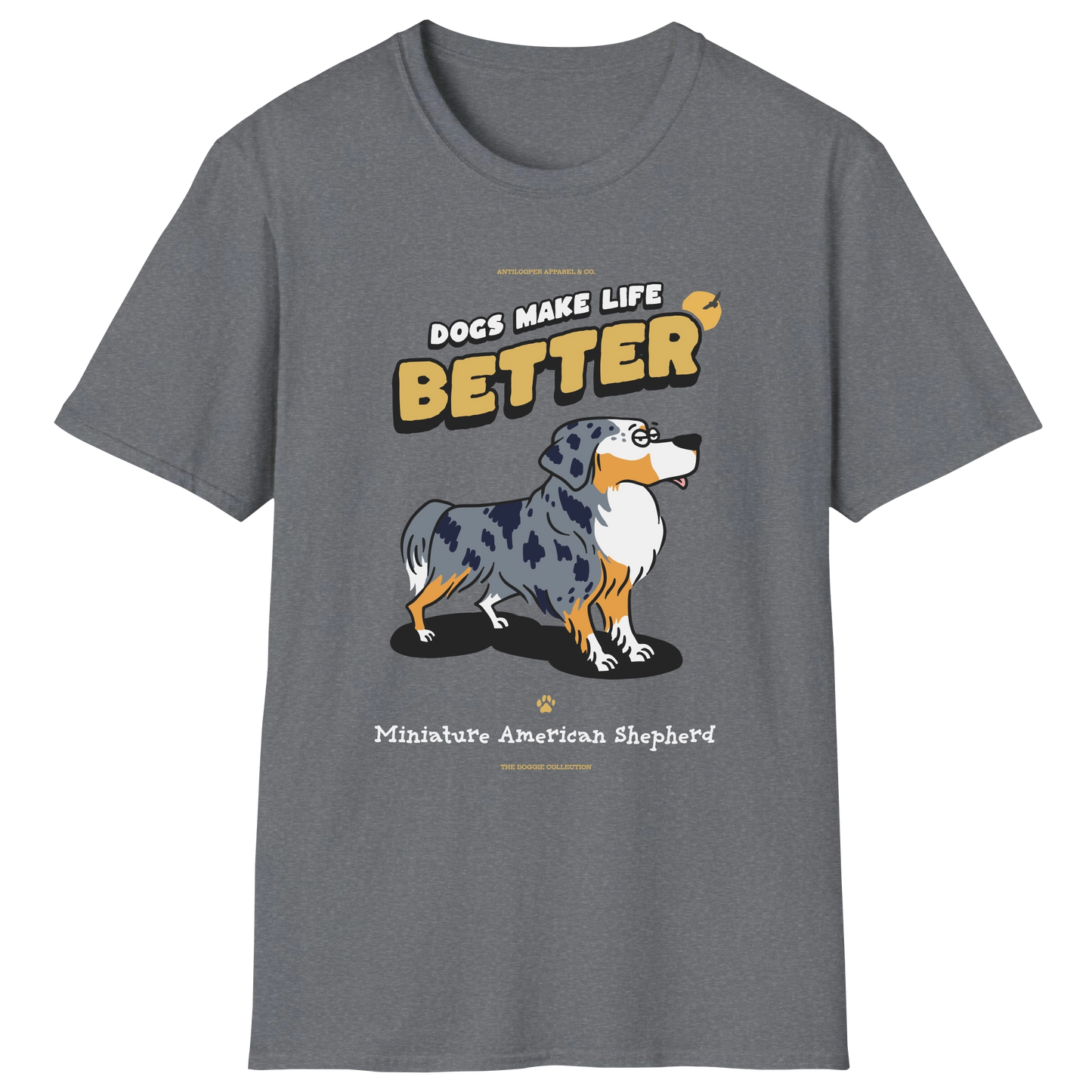 flatlay-doggie-american_shepherd+miniature-t_shirt-graphite_heather