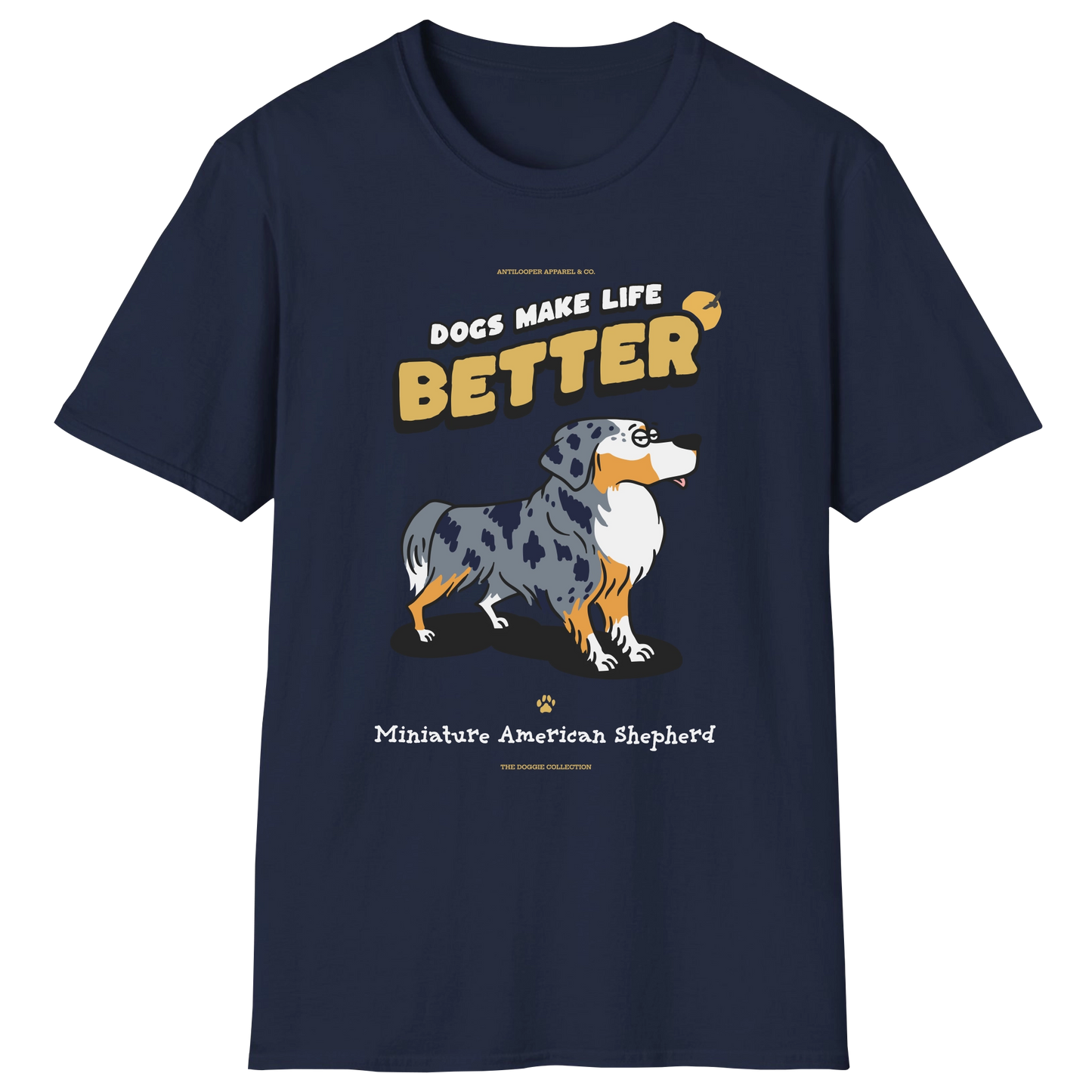 flatlay-doggie-american_shepherd+miniature-t_shirt-navy
