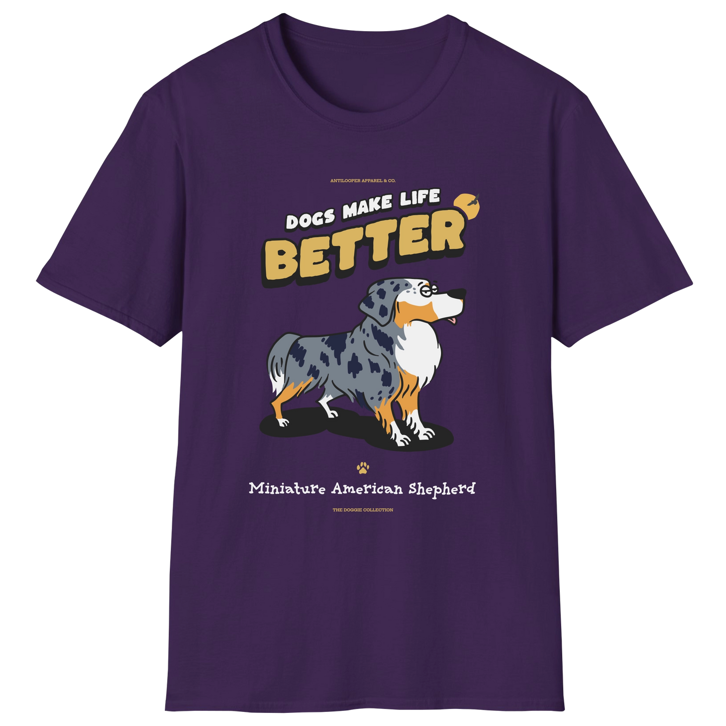 flatlay-doggie-american_shepherd+miniature-t_shirt-purple