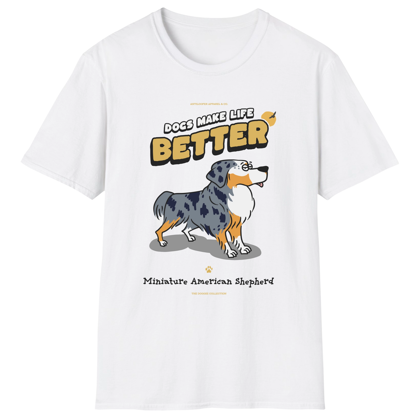 flatlay-doggie-american_shepherd+miniature-t_shirt-white