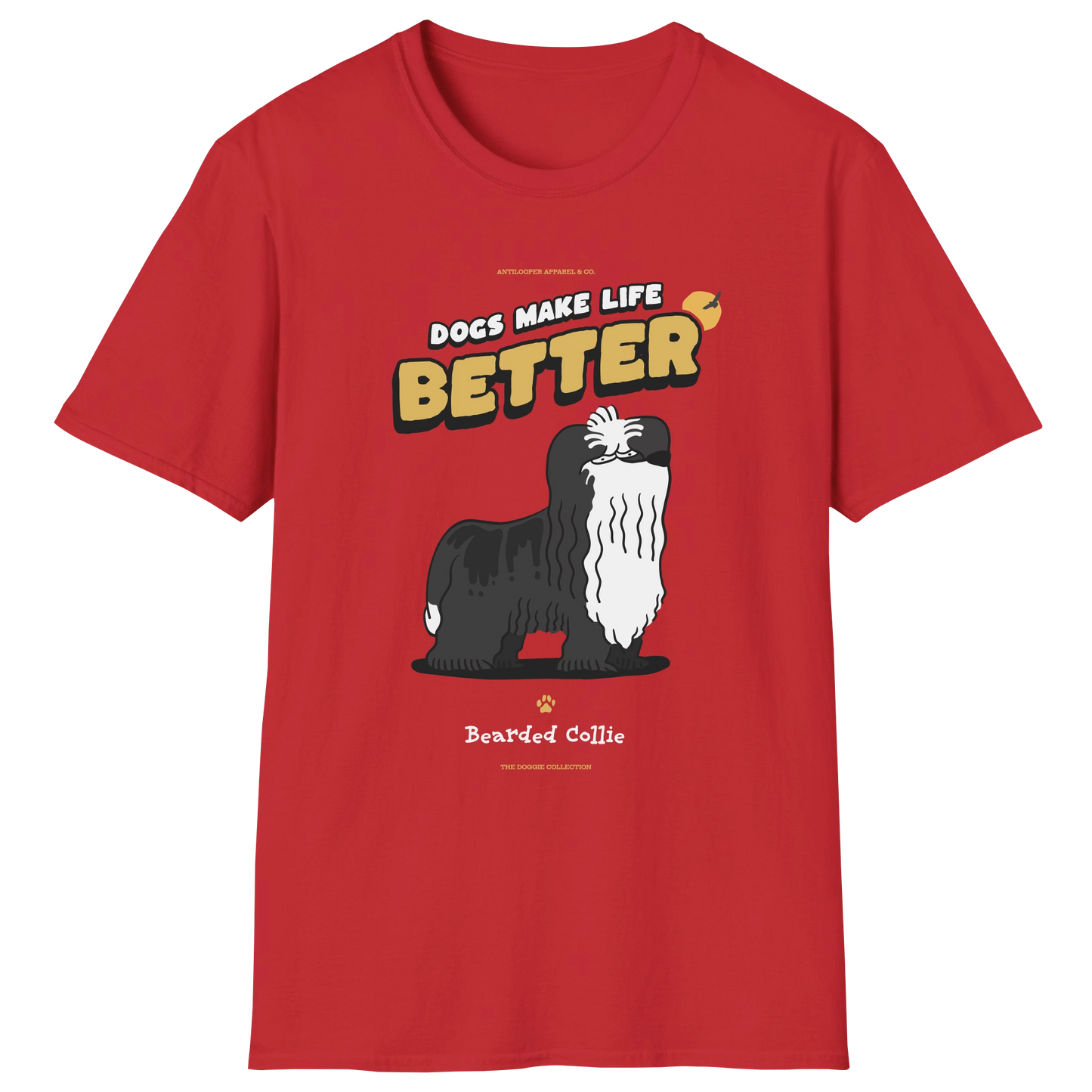 flatlay-doggie-bearded_collie-t_shirt-red