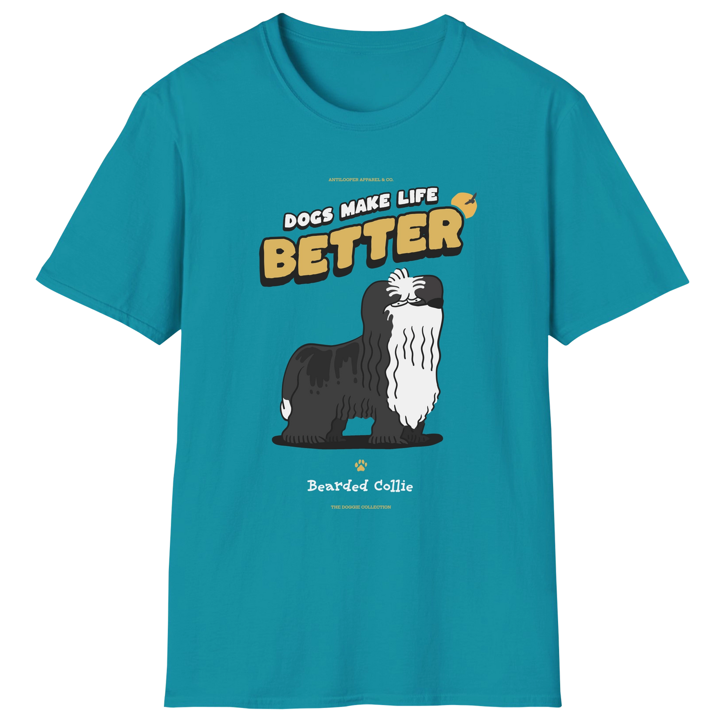 flatlay-doggie-bearded_collie-t_shirt-tropical_blue