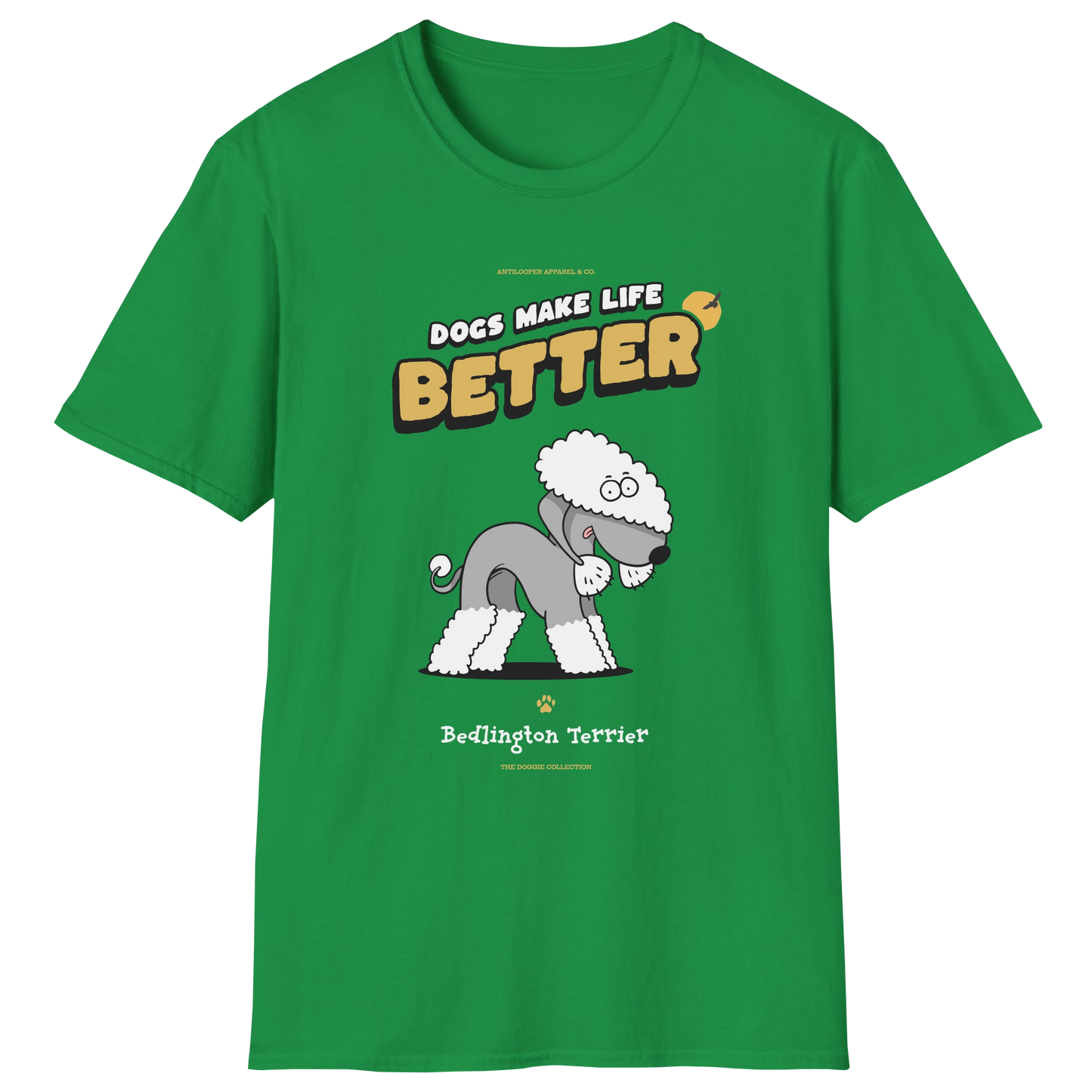 flatlay-doggie-bedlington_terrier-t_shirt-irish_green