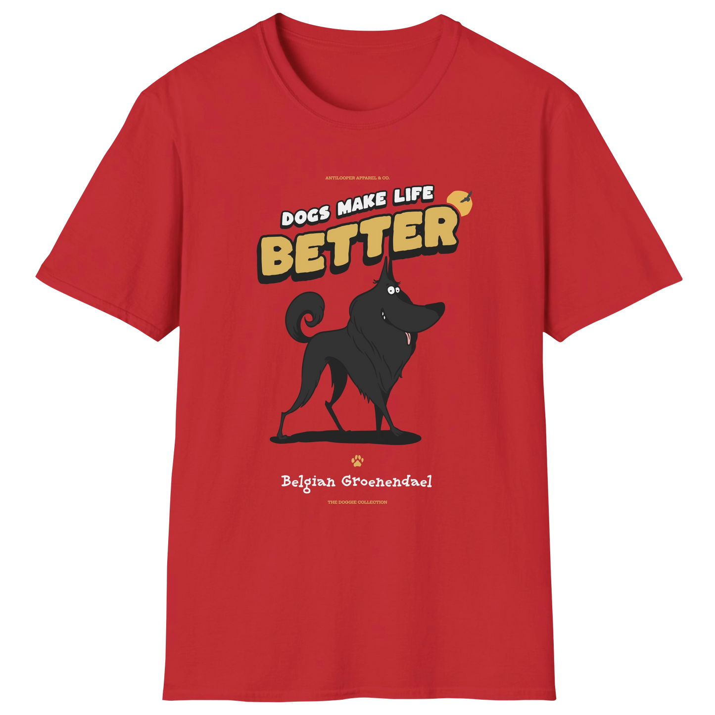 flatlay-doggie-belgian_groenendael-t_shirt-red