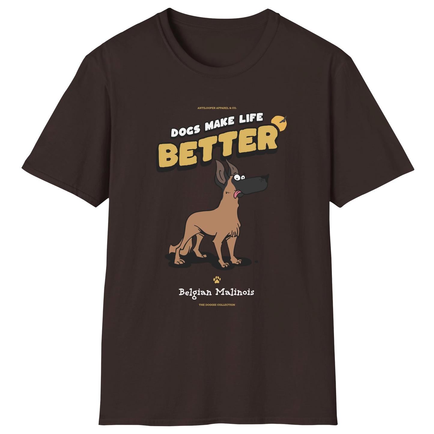flatlay-doggie-belgian_malinois-t_shirt-dark_chocolate