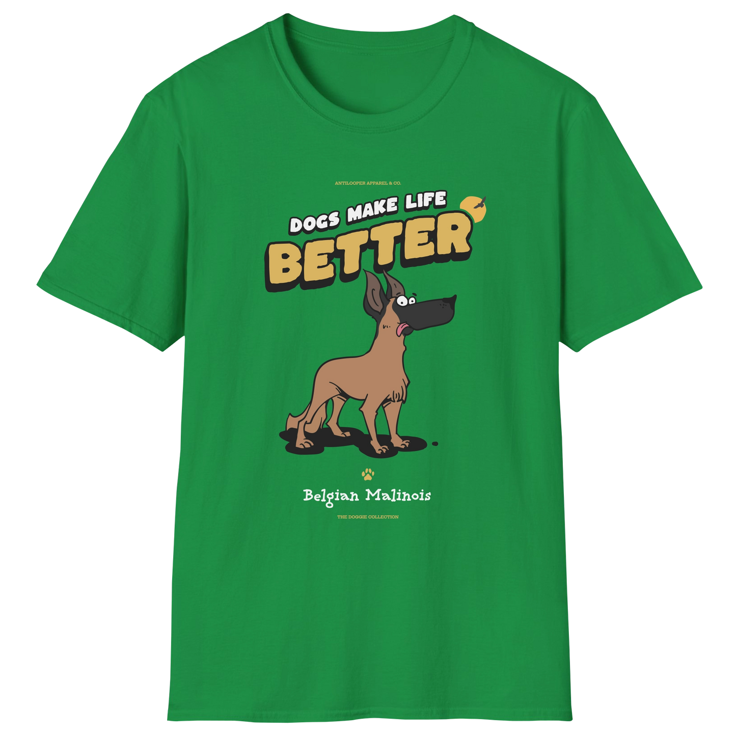 flatlay-doggie-belgian_malinois-t_shirt-irish_green