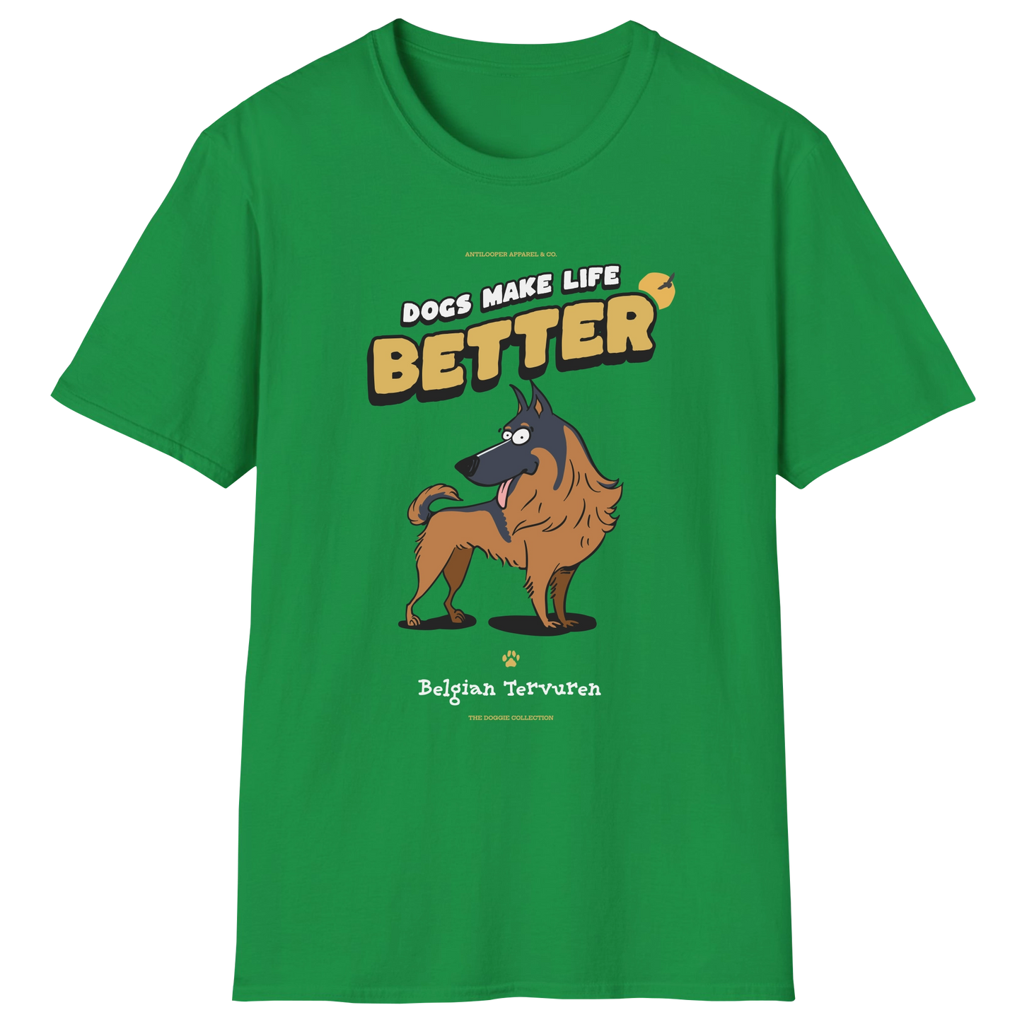 flatlay-doggie-belgian_tervuren-t_shirt-irish_green