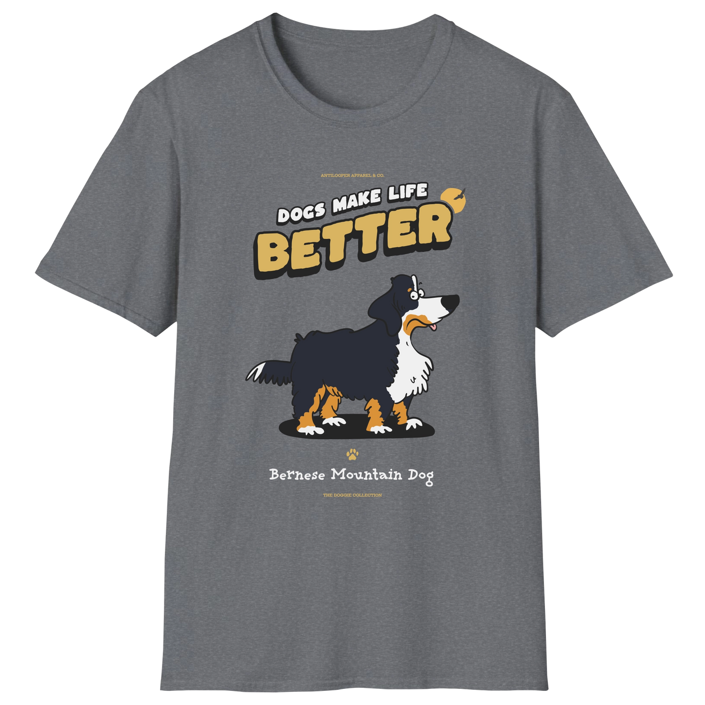 flatlay-doggie-bernese_mountain_dog-t_shirt-graphite_heather