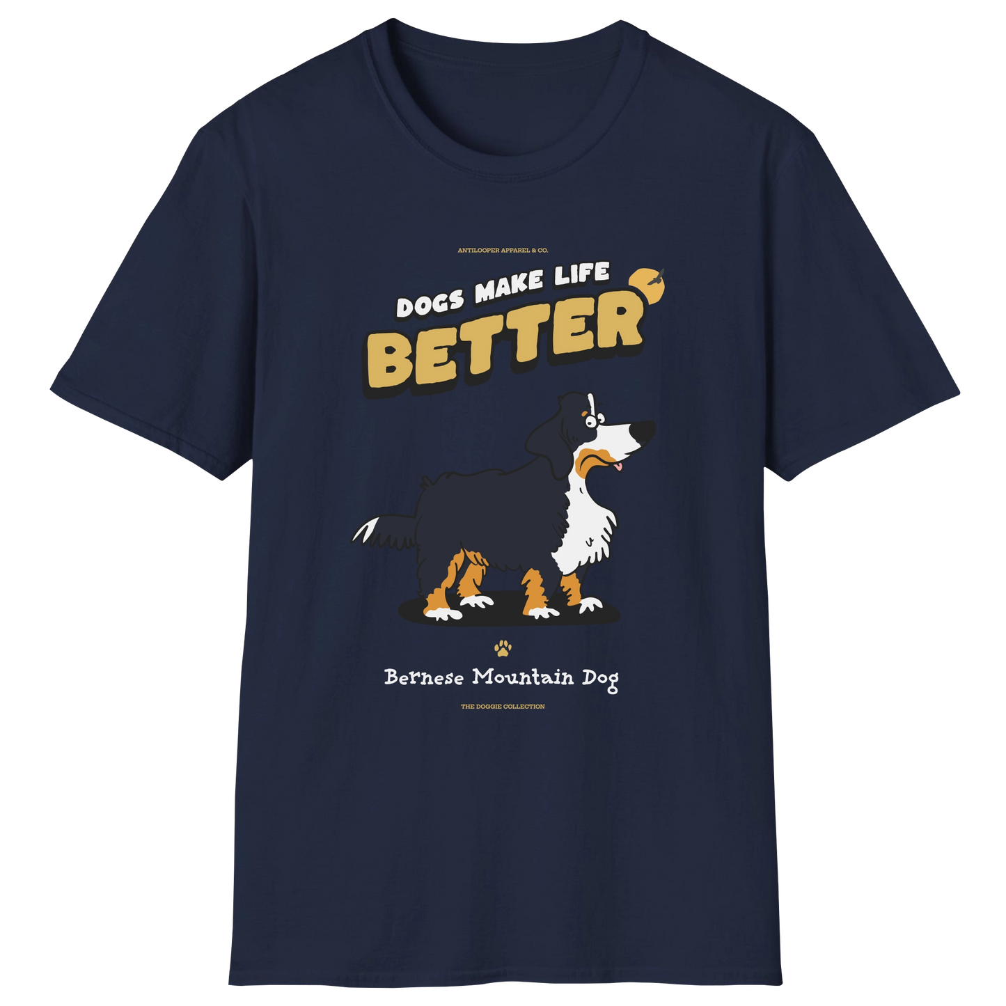flatlay-doggie-bernese_mountain_dog-t_shirt-navy
