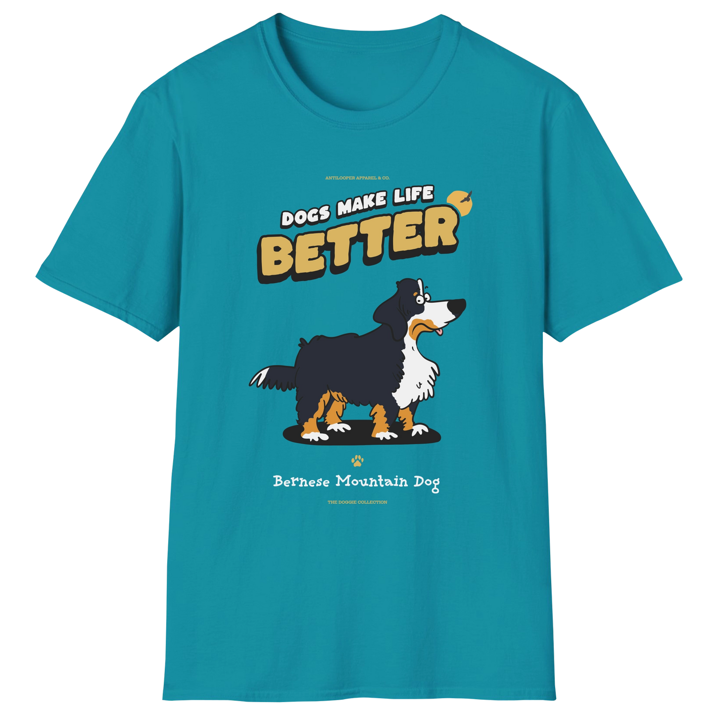 flatlay-doggie-bernese_mountain_dog-t_shirt-tropical_blue