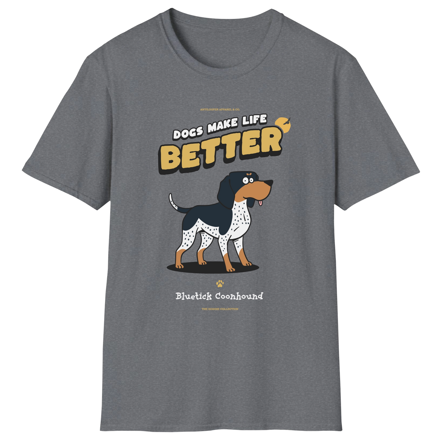 flatlay-doggie-bluetick_coonhound-t_shirt-graphite_heather