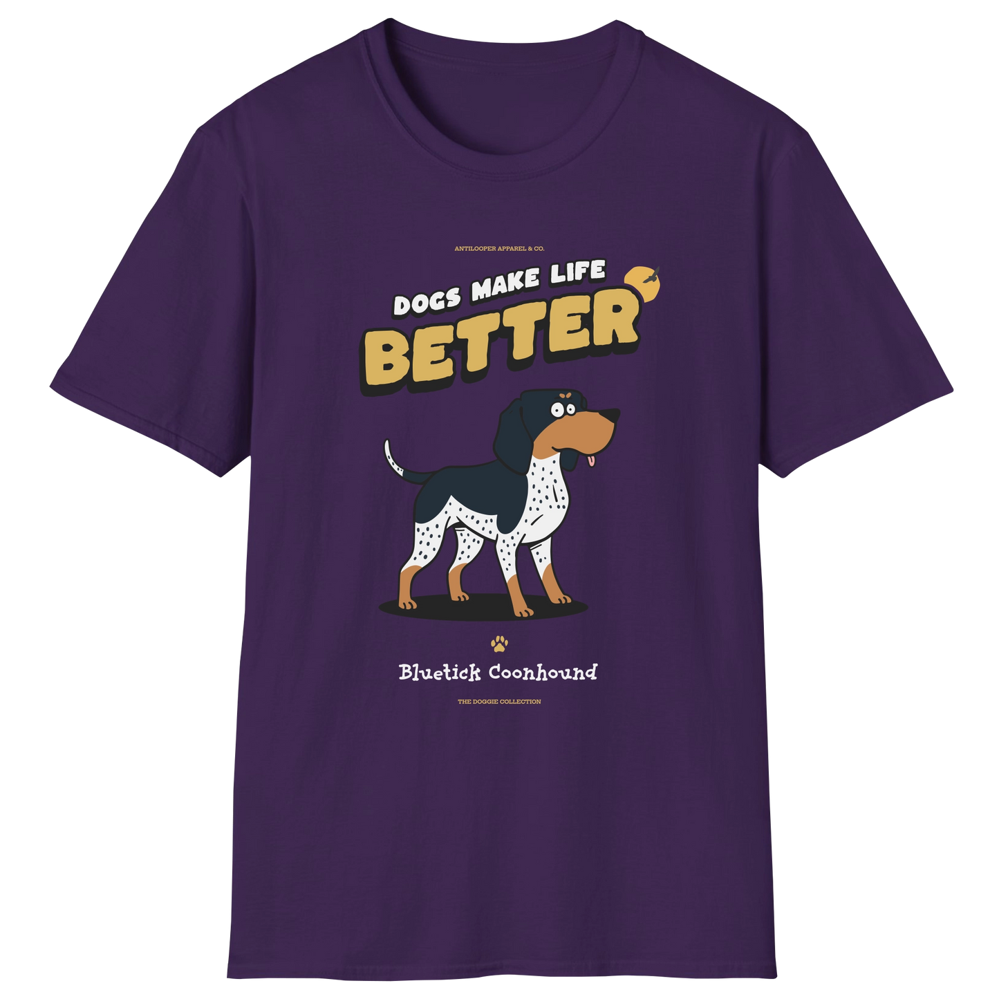 flatlay-doggie-bluetick_coonhound-t_shirt-purple