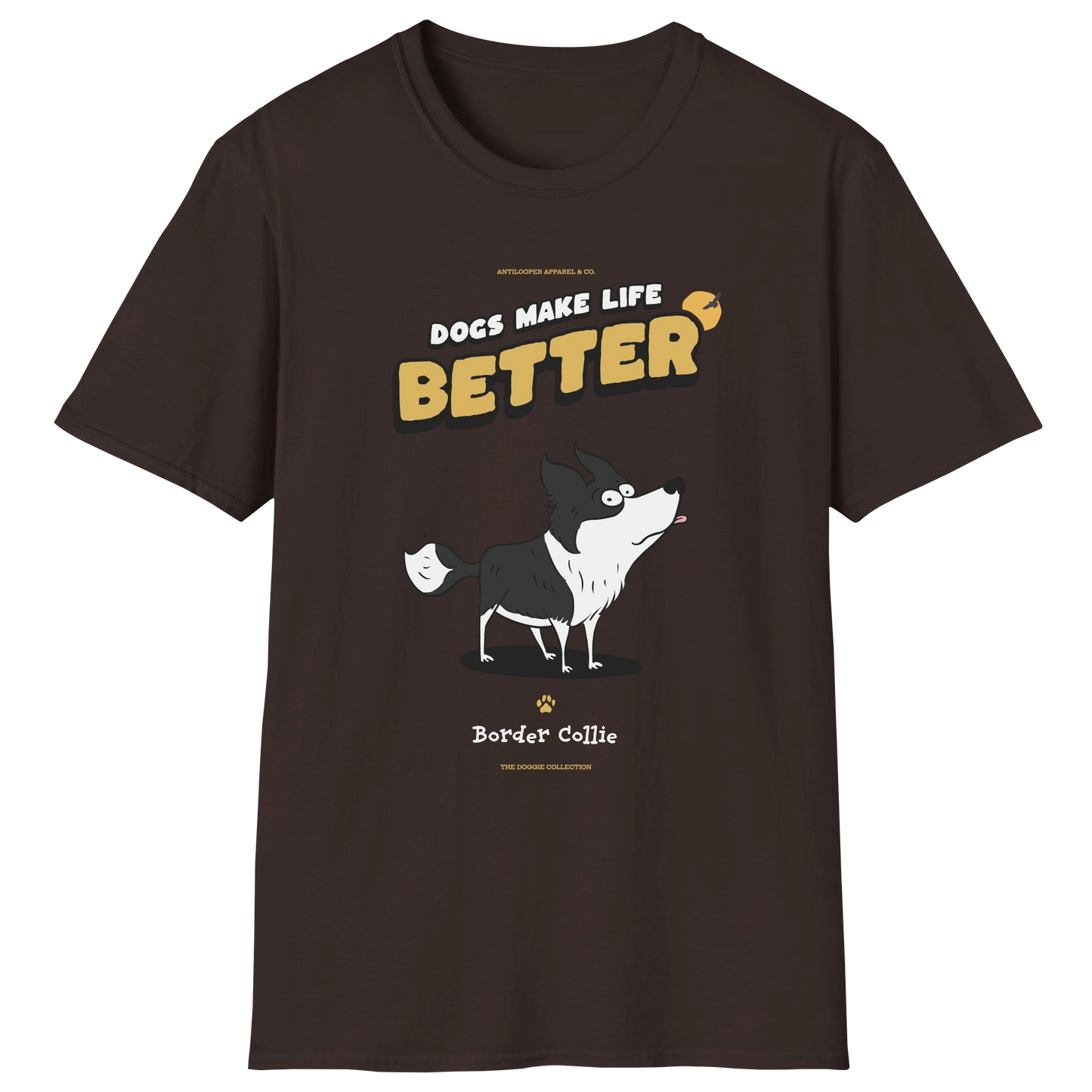 flatlay-doggie-border_collie-t_shirt-dark_chocolate