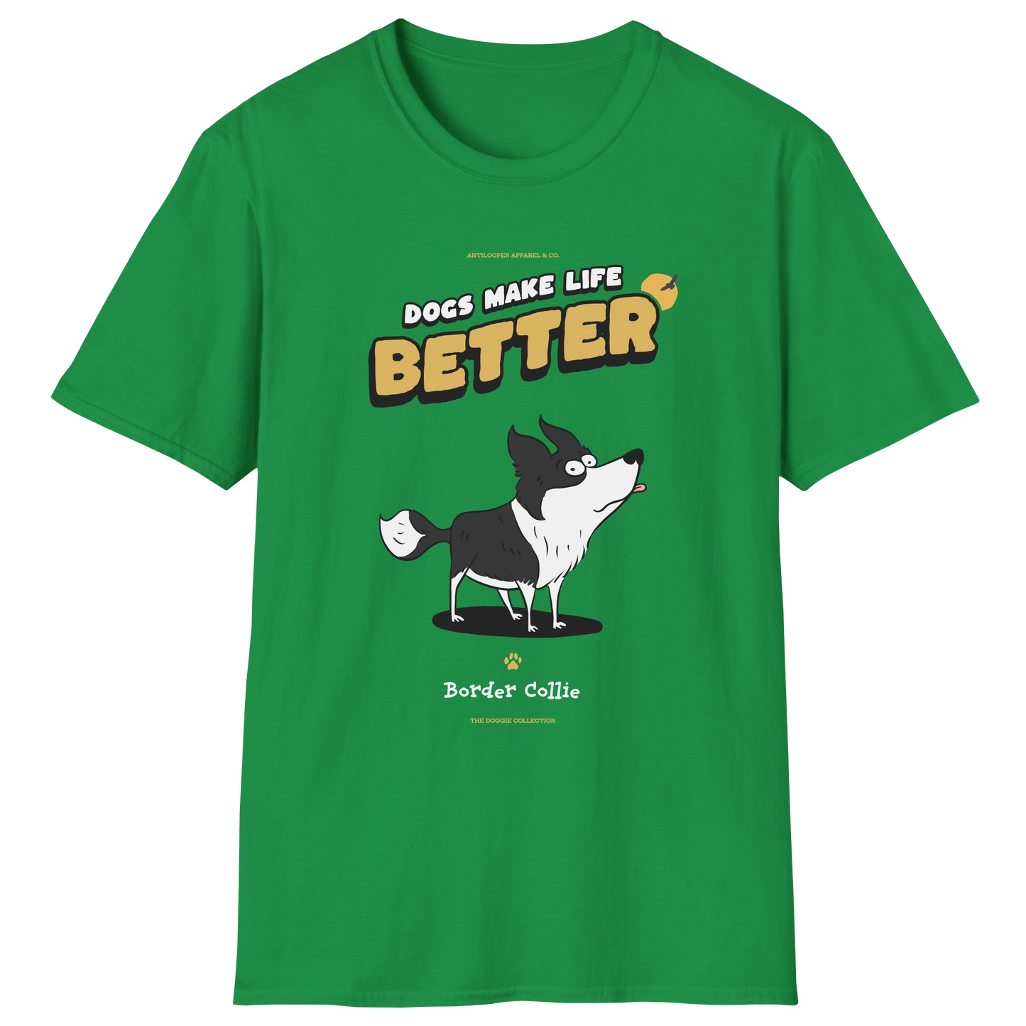 flatlay-doggie-border_collie-t_shirt-irish_green