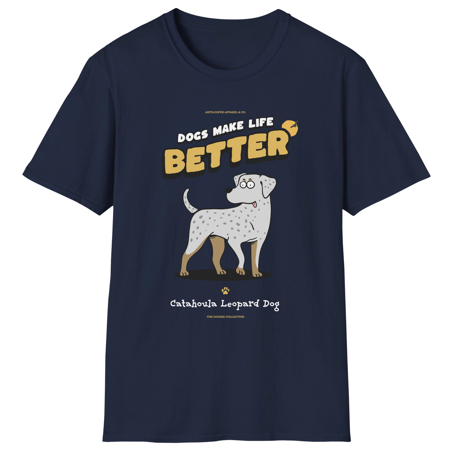 flatlay-doggie-catahoula_leopard_dog-t_shirt-navy