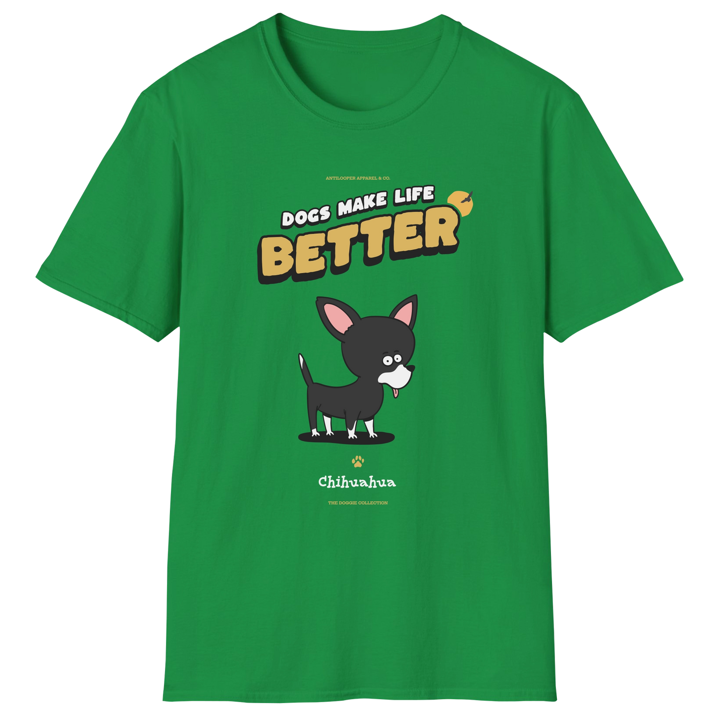 flatlay-doggie-chihuahua+apple_head-t_shirt-irish_green