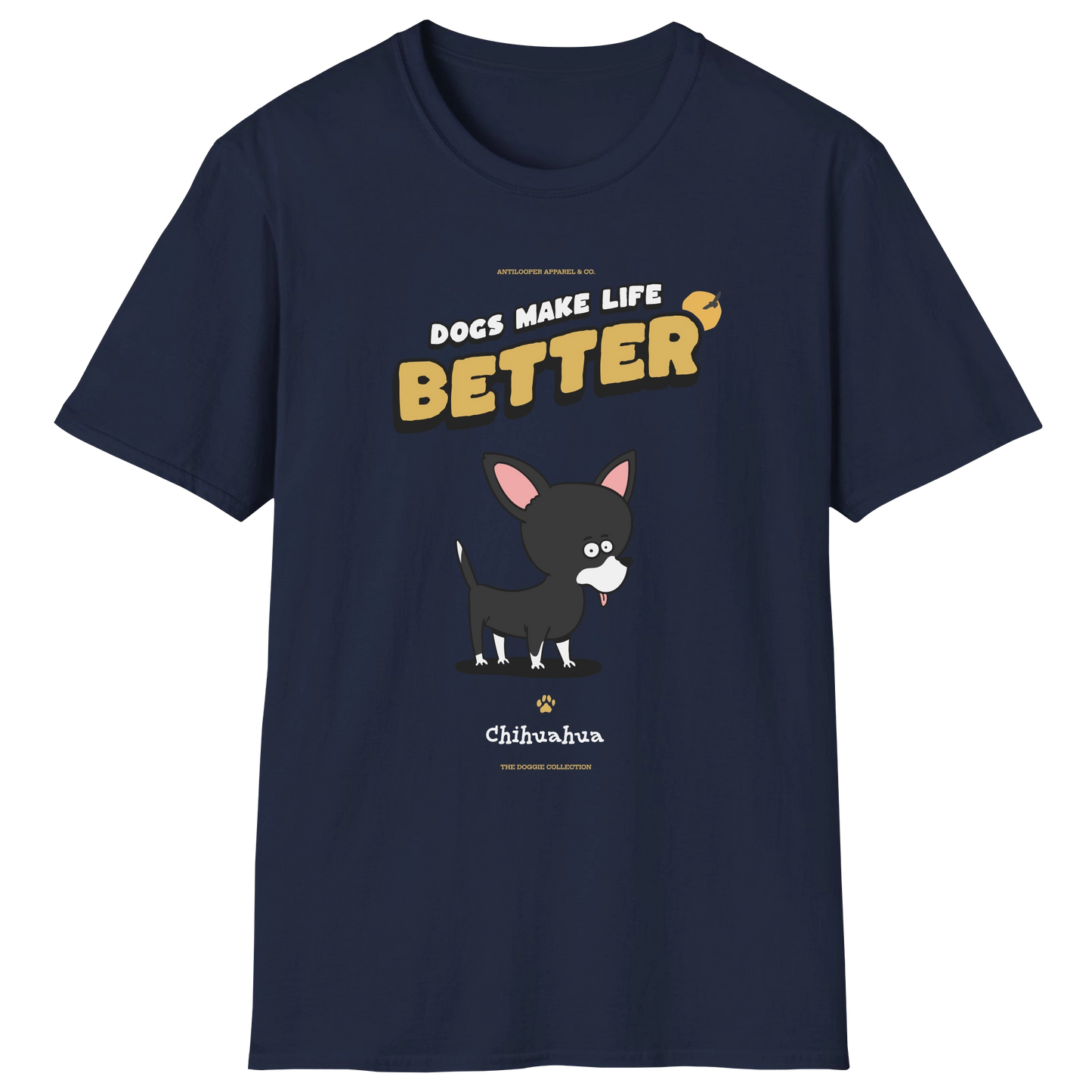 flatlay-doggie-chihuahua+apple_head-t_shirt-navy