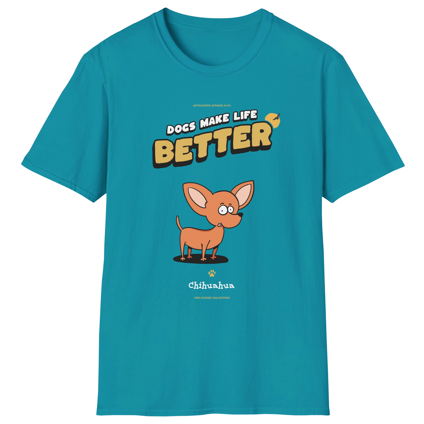 flatlay-doggie-chihuahua+deer_head-t_shirt-tropical_blue