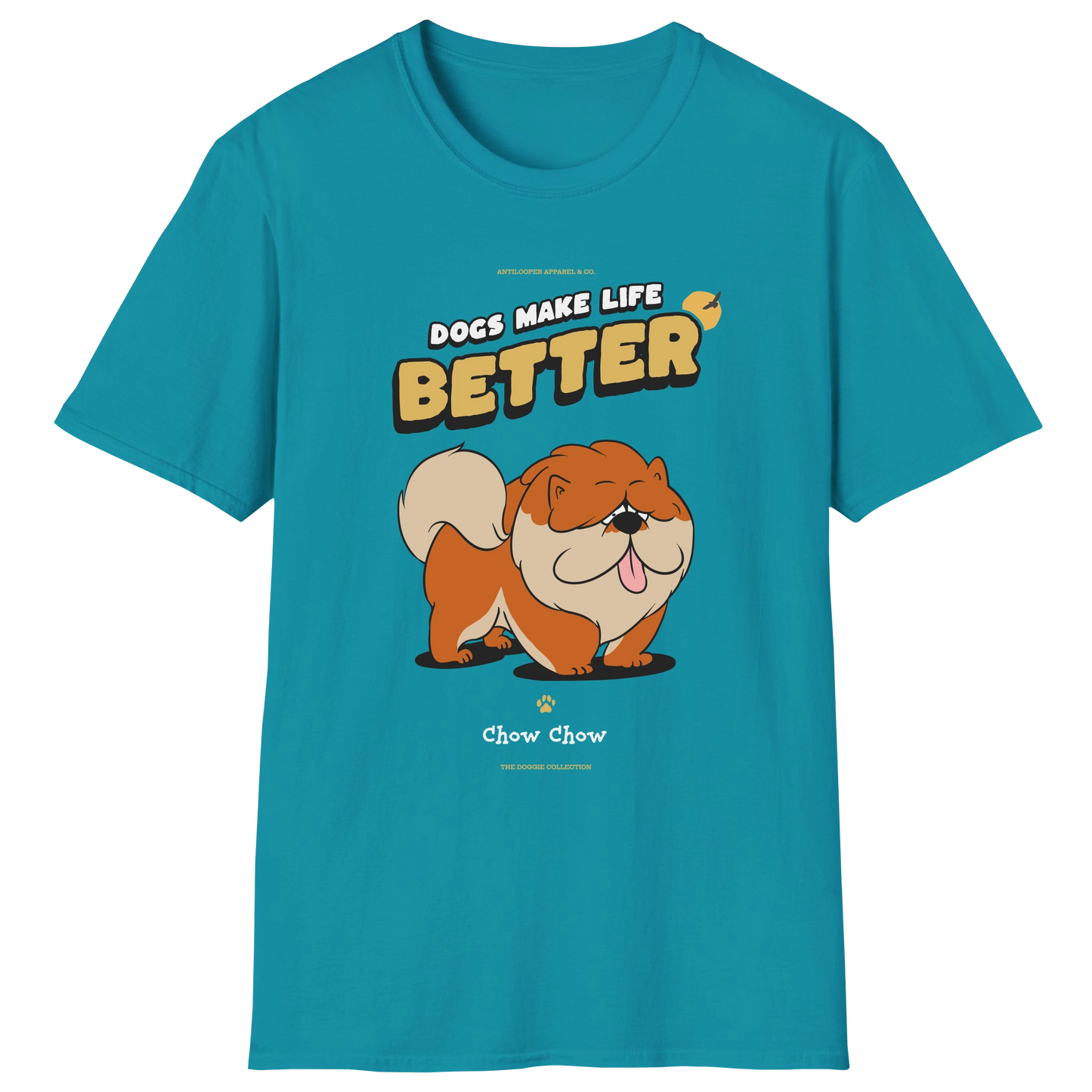 flatlay-doggie-chow_chow-t_shirt-tropical_blue