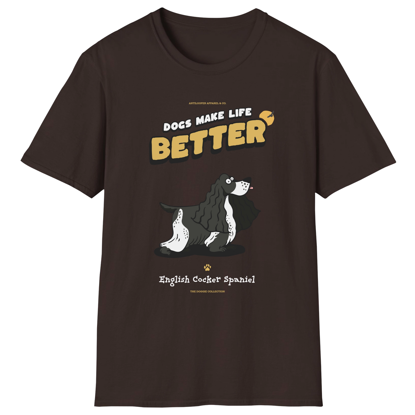 flatlay-doggie-english_cocker_spaniel-t_shirt-dark_chocolate
