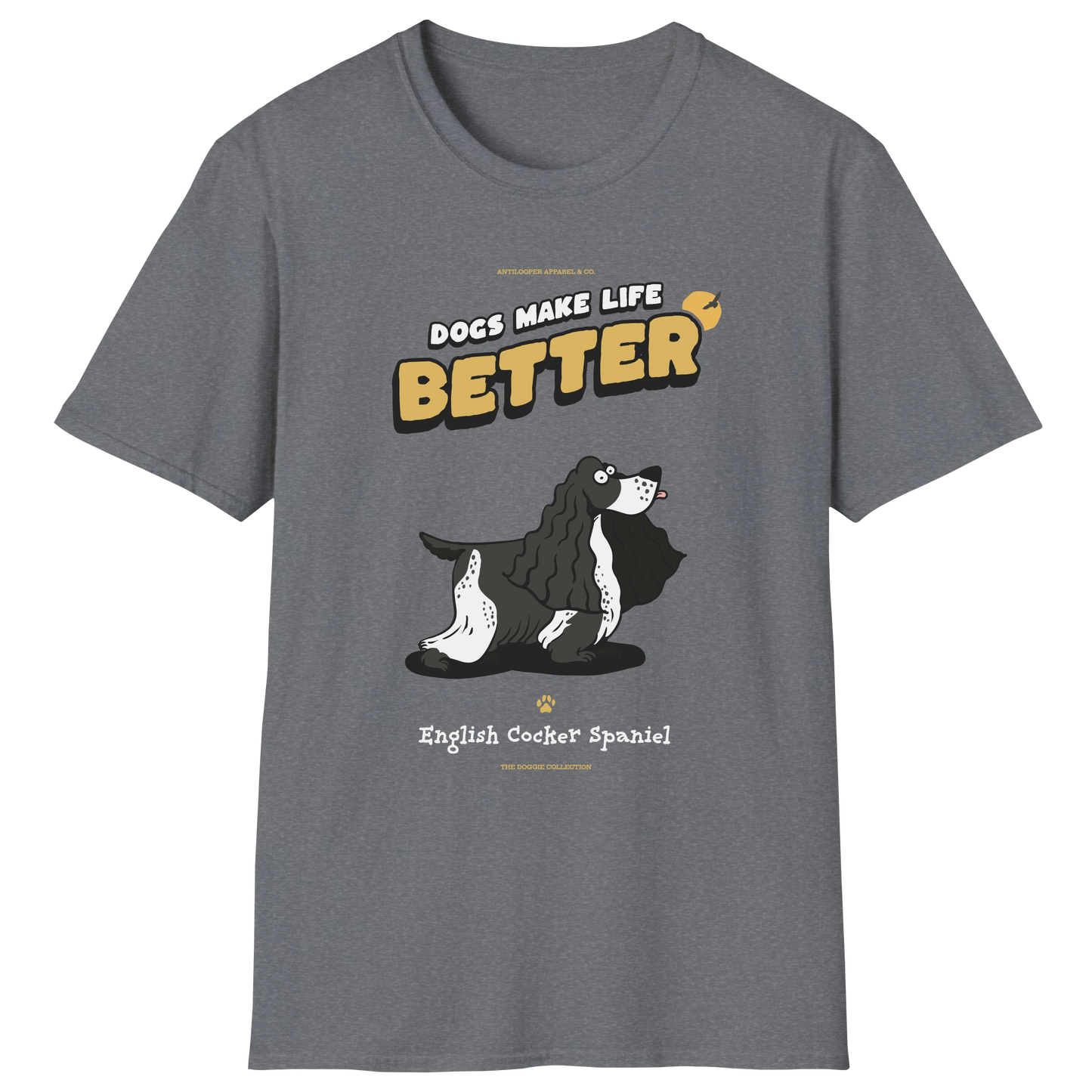 flatlay-doggie-english_cocker_spaniel-t_shirt-graphite_heather