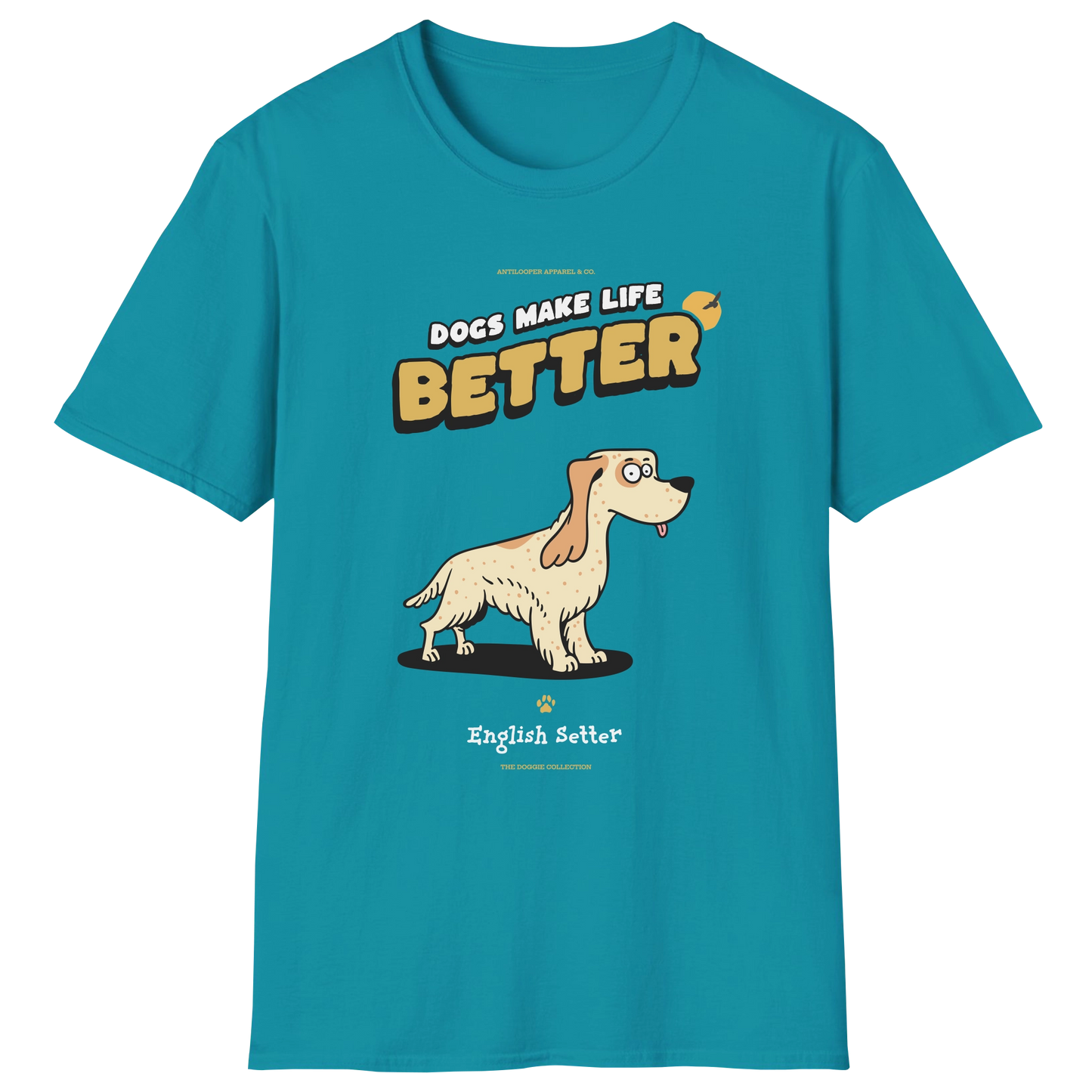 flatlay-doggie-english_setter-t_shirt-tropical_blue
