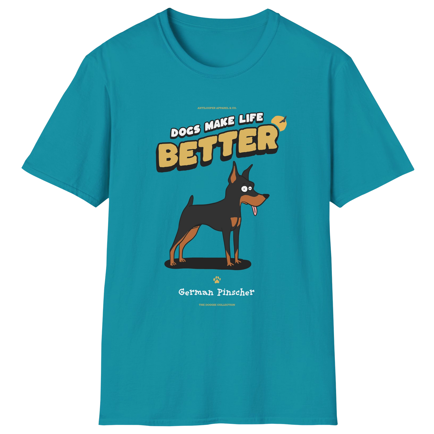 flatlay-doggie-german_pinscher-t_shirt-tropical_blue