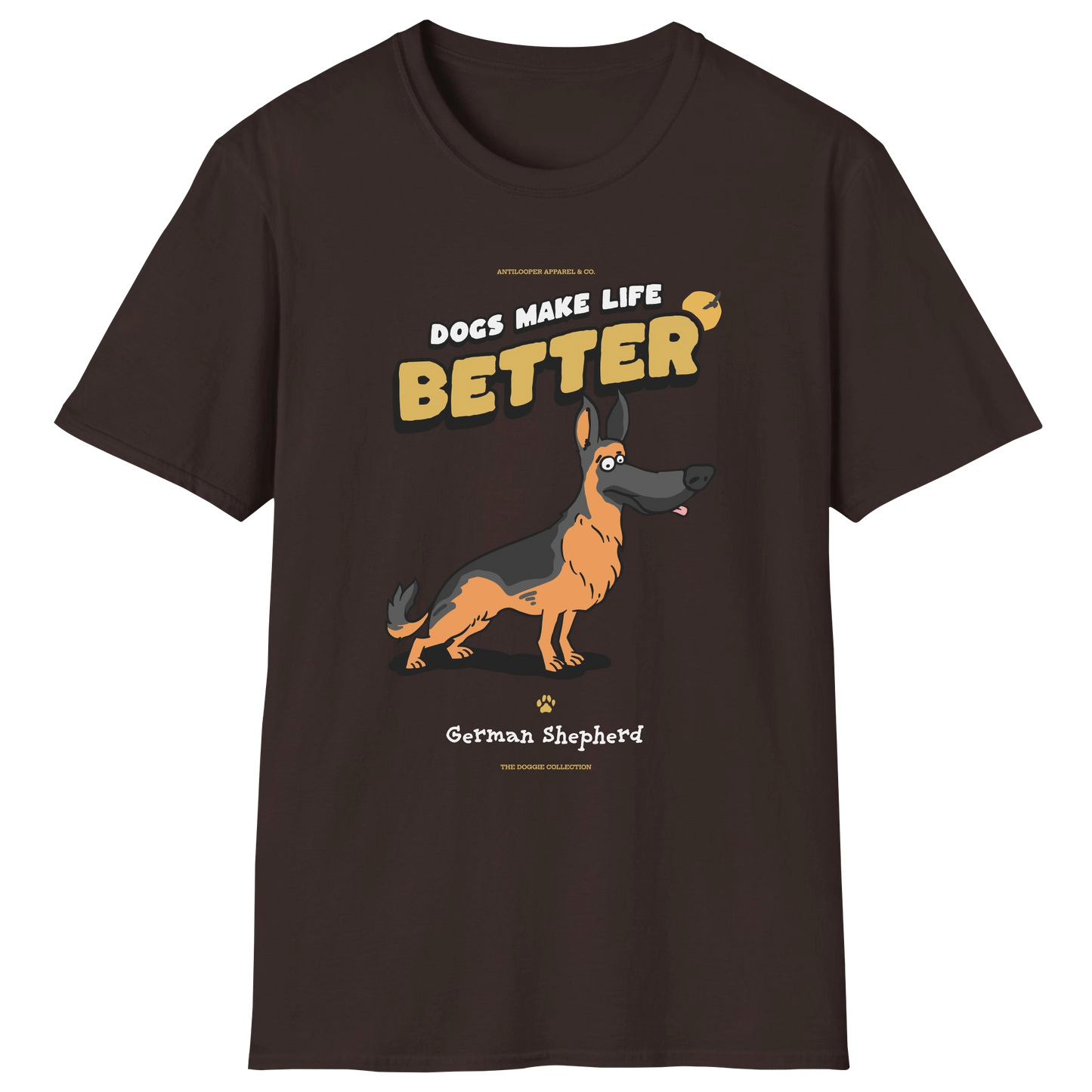 flatlay-doggie-german_shepherd-t_shirt-dark_chocolate