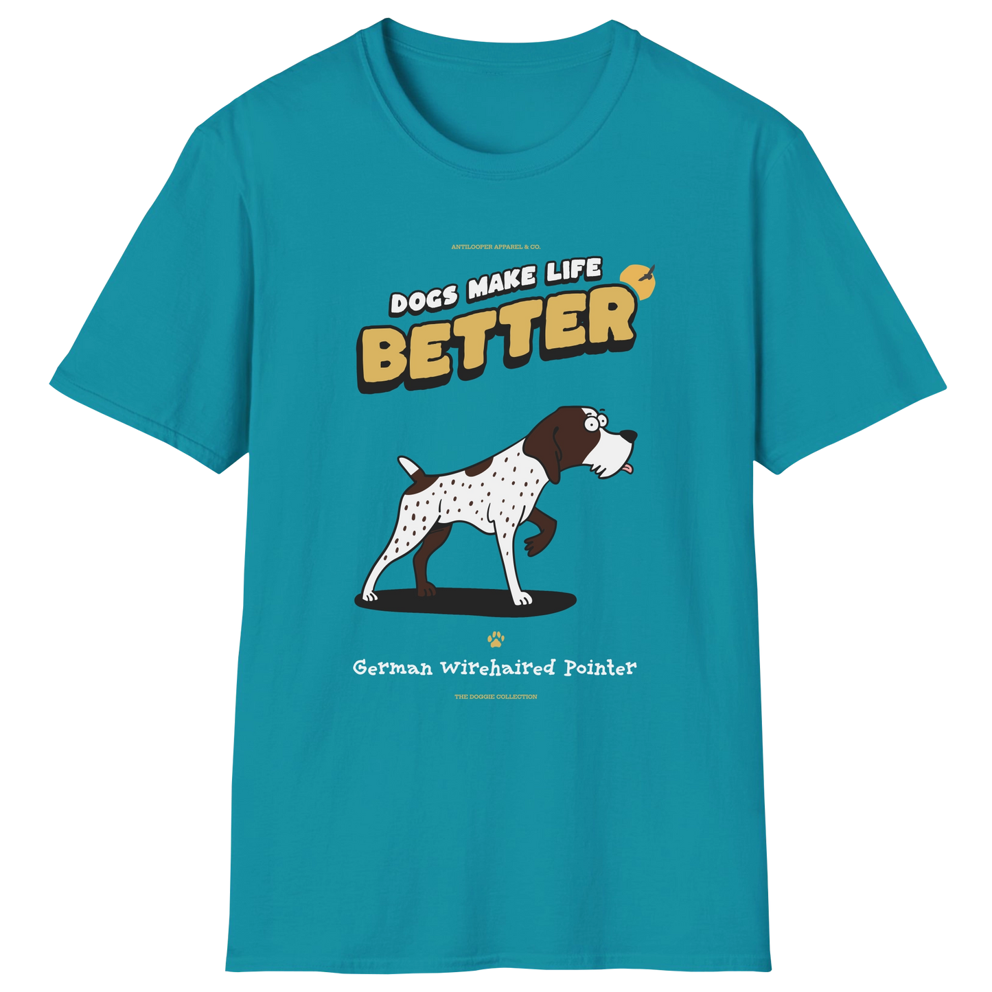 flatlay-doggie-german_wirehaired_pointer-t_shirt-tropical_blue