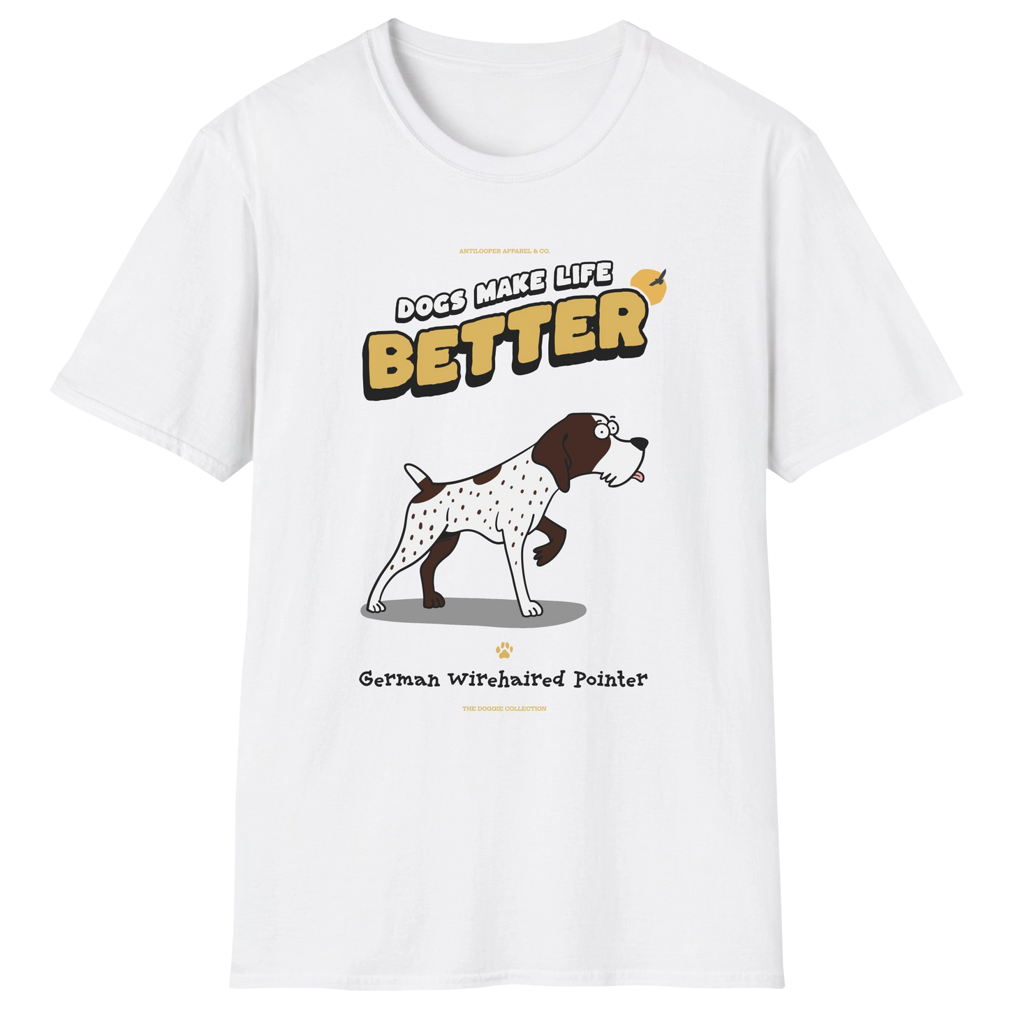 flatlay-doggie-german_wirehaired_pointer-t_shirt-white