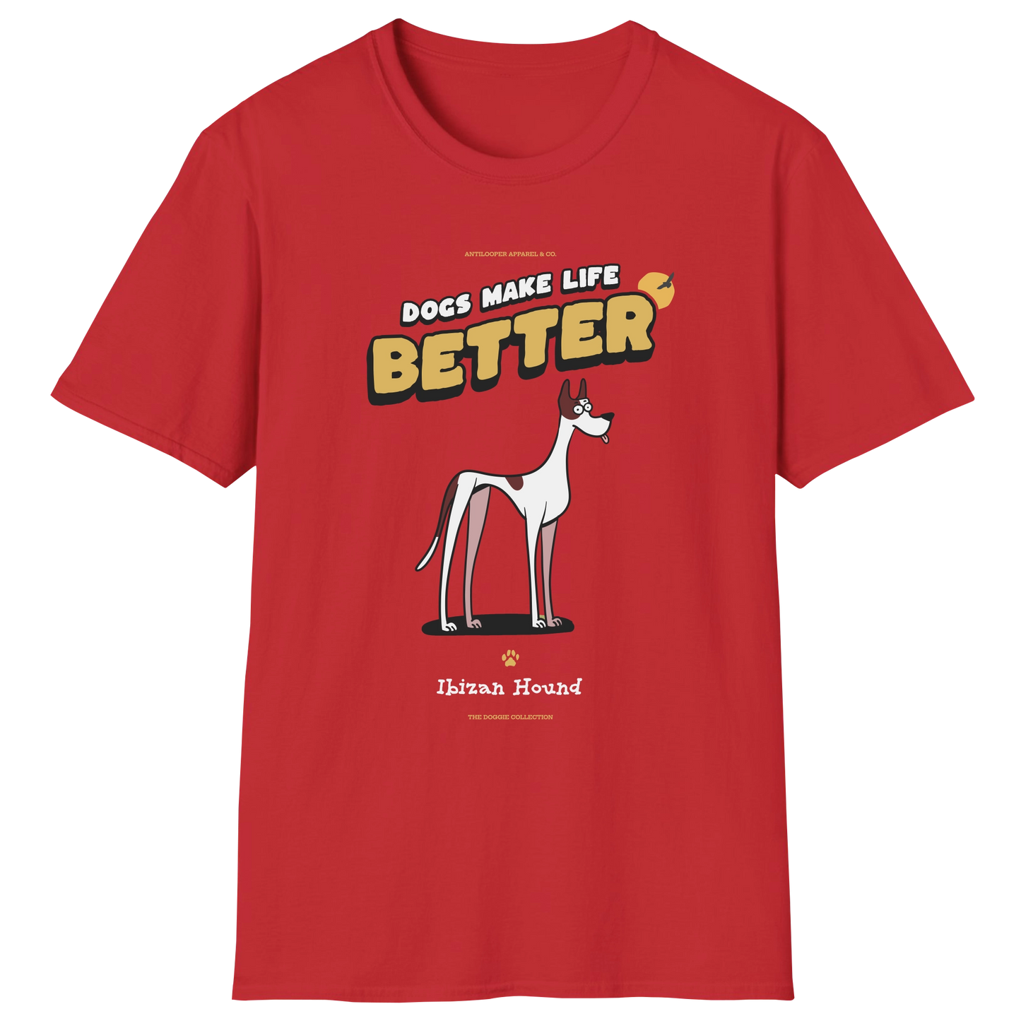 flatlay-doggie-ibizan_hound-t_shirt-red