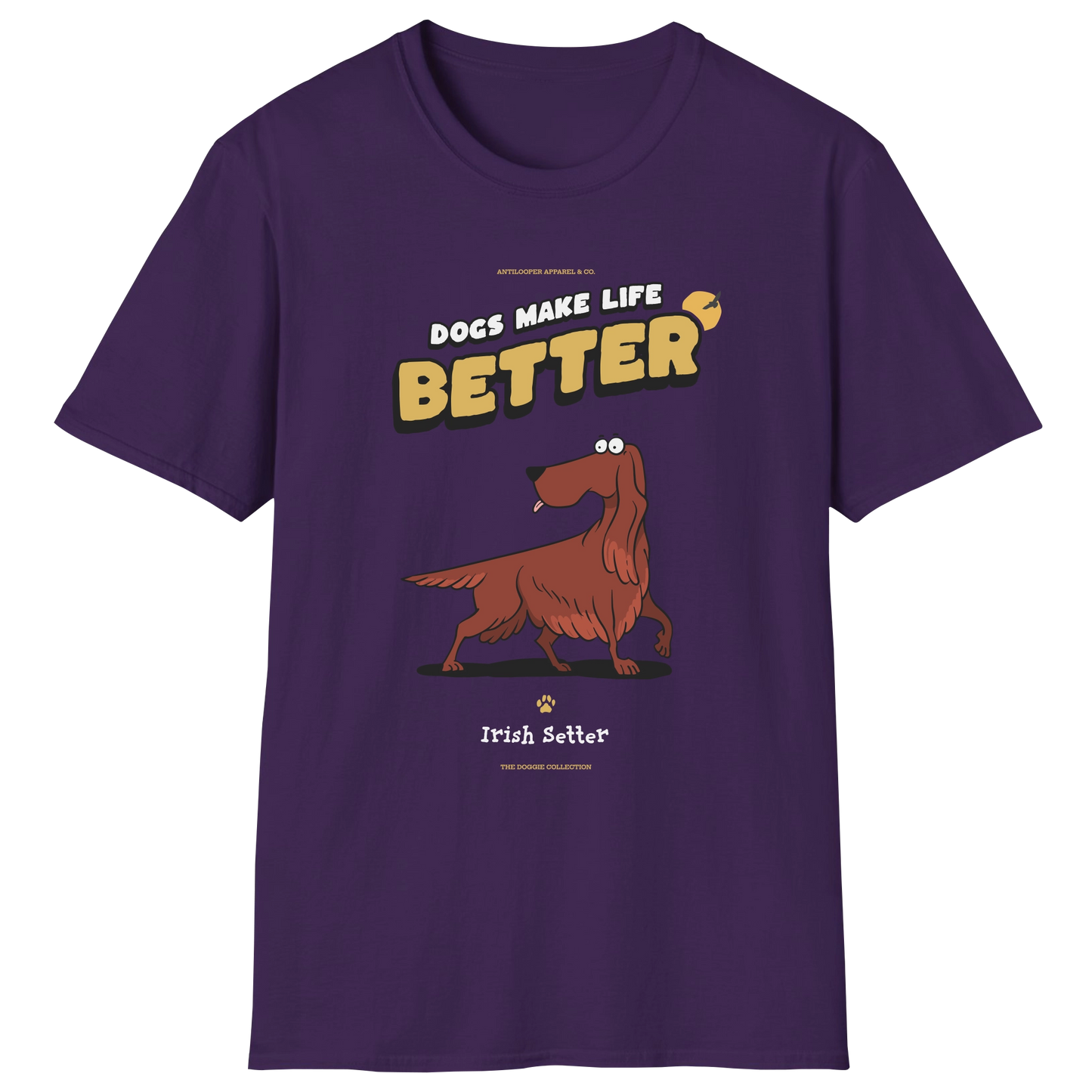 flatlay-doggie-irish_setter-t_shirt-purple