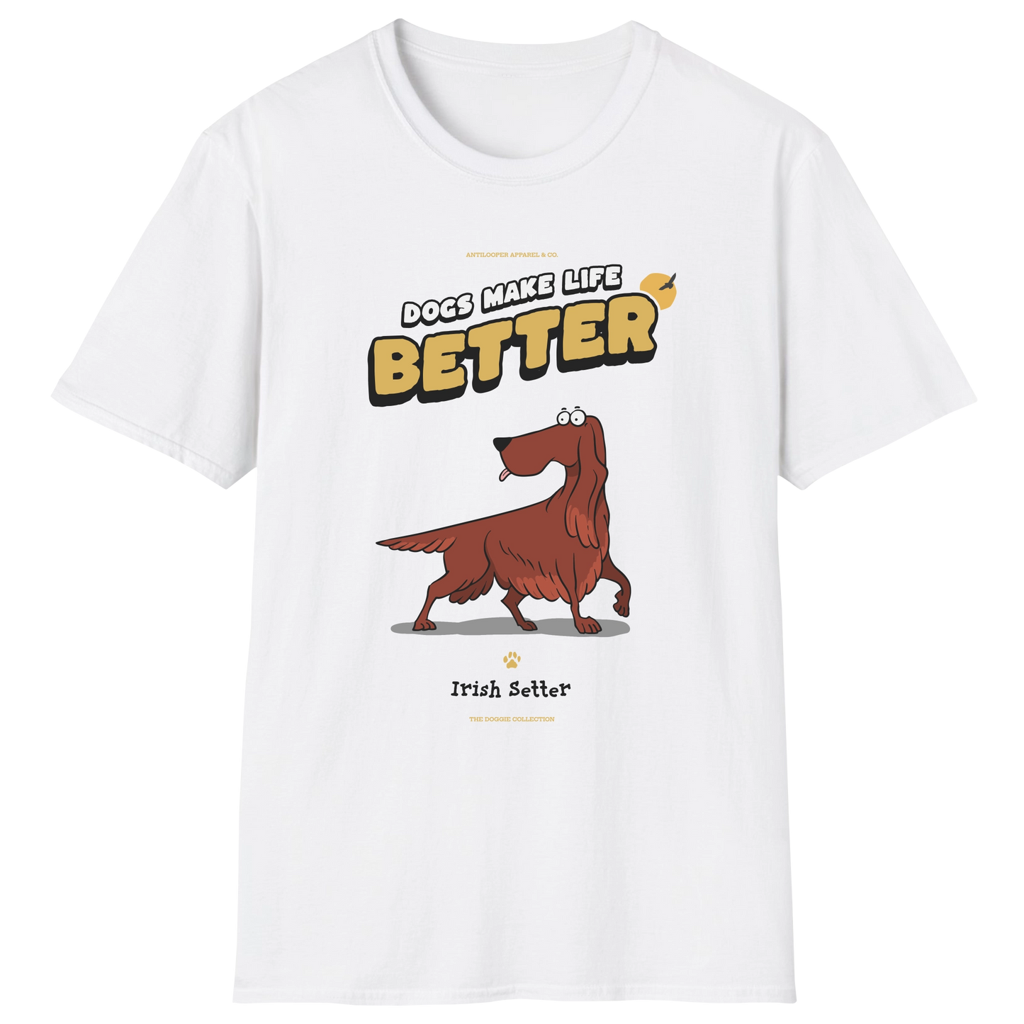 flatlay-doggie-irish_setter-t_shirt-white
