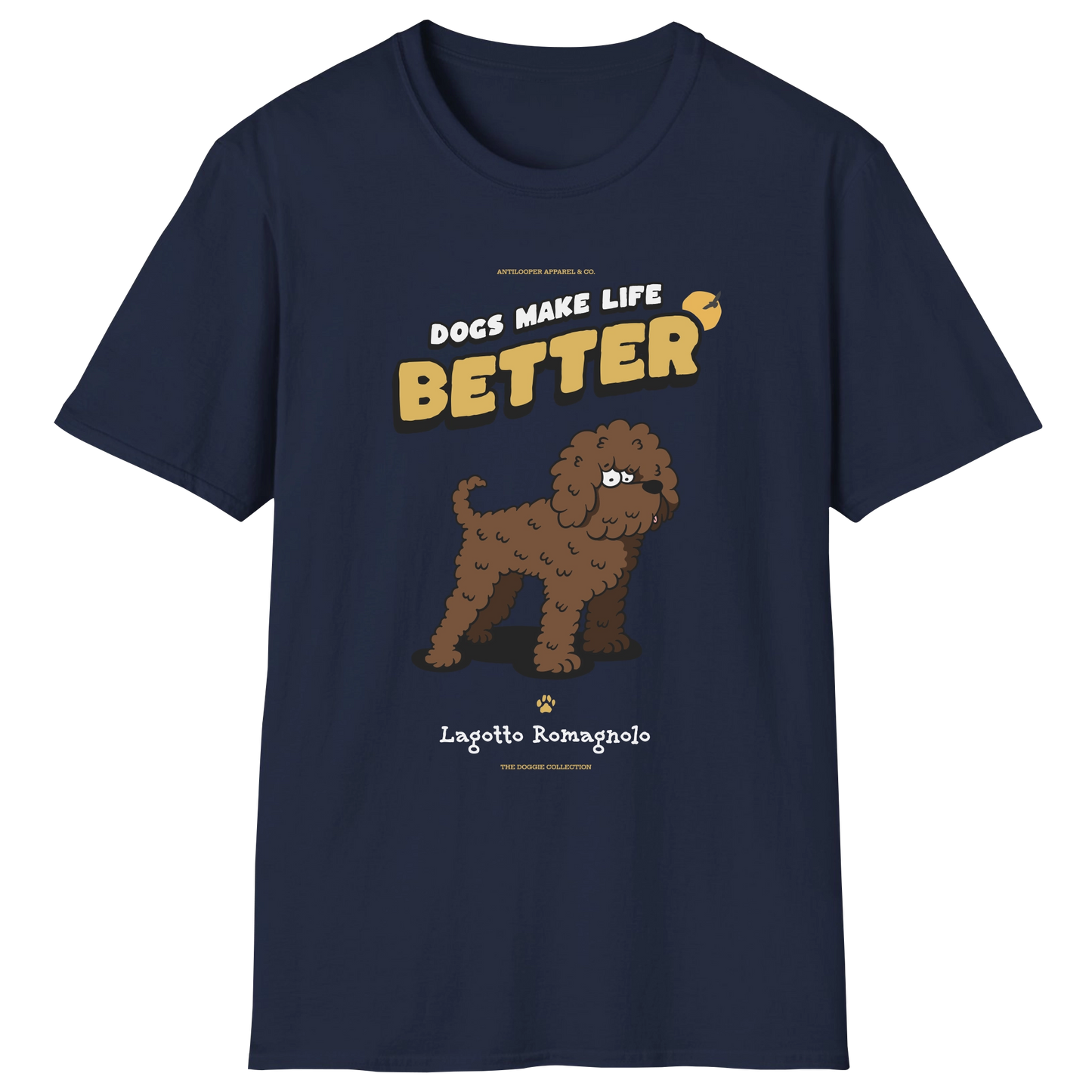 flatlay-doggie-lagotto_romagnolo-t_shirt-navy