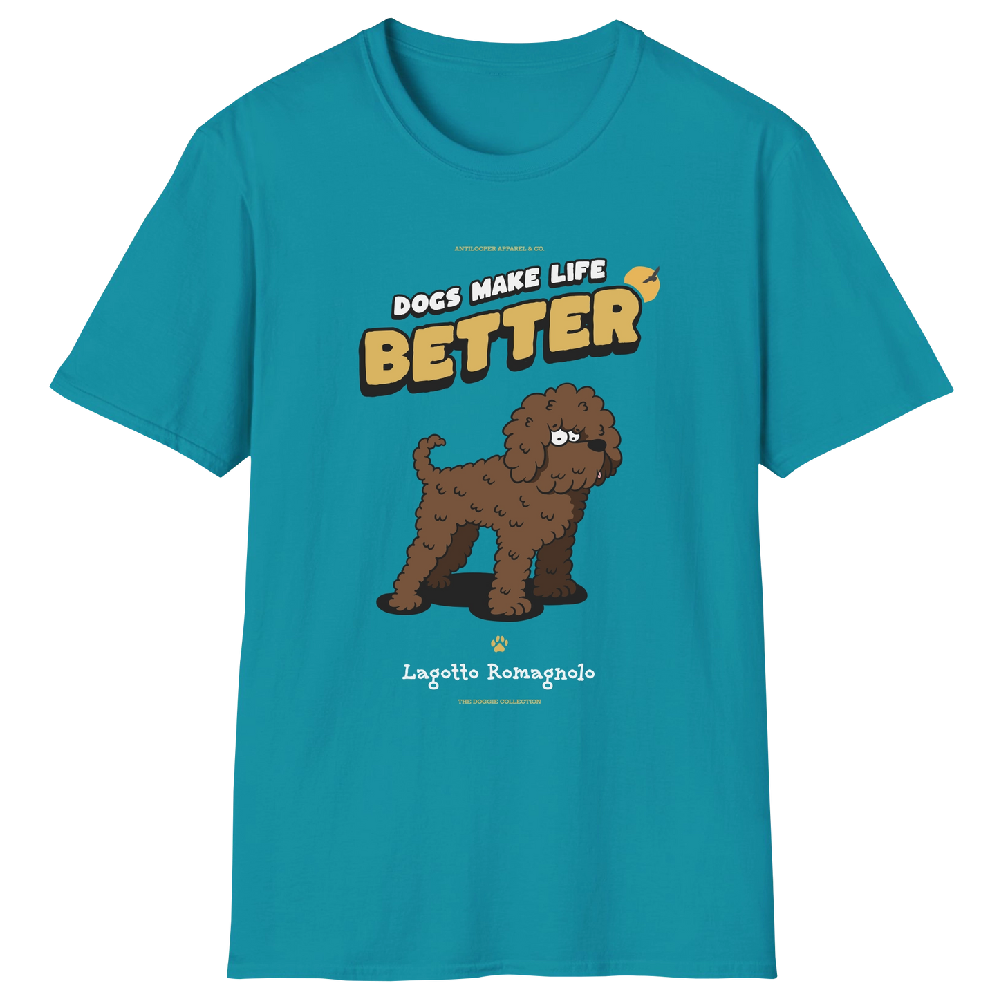 flatlay-doggie-lagotto_romagnolo-t_shirt-tropical_blue