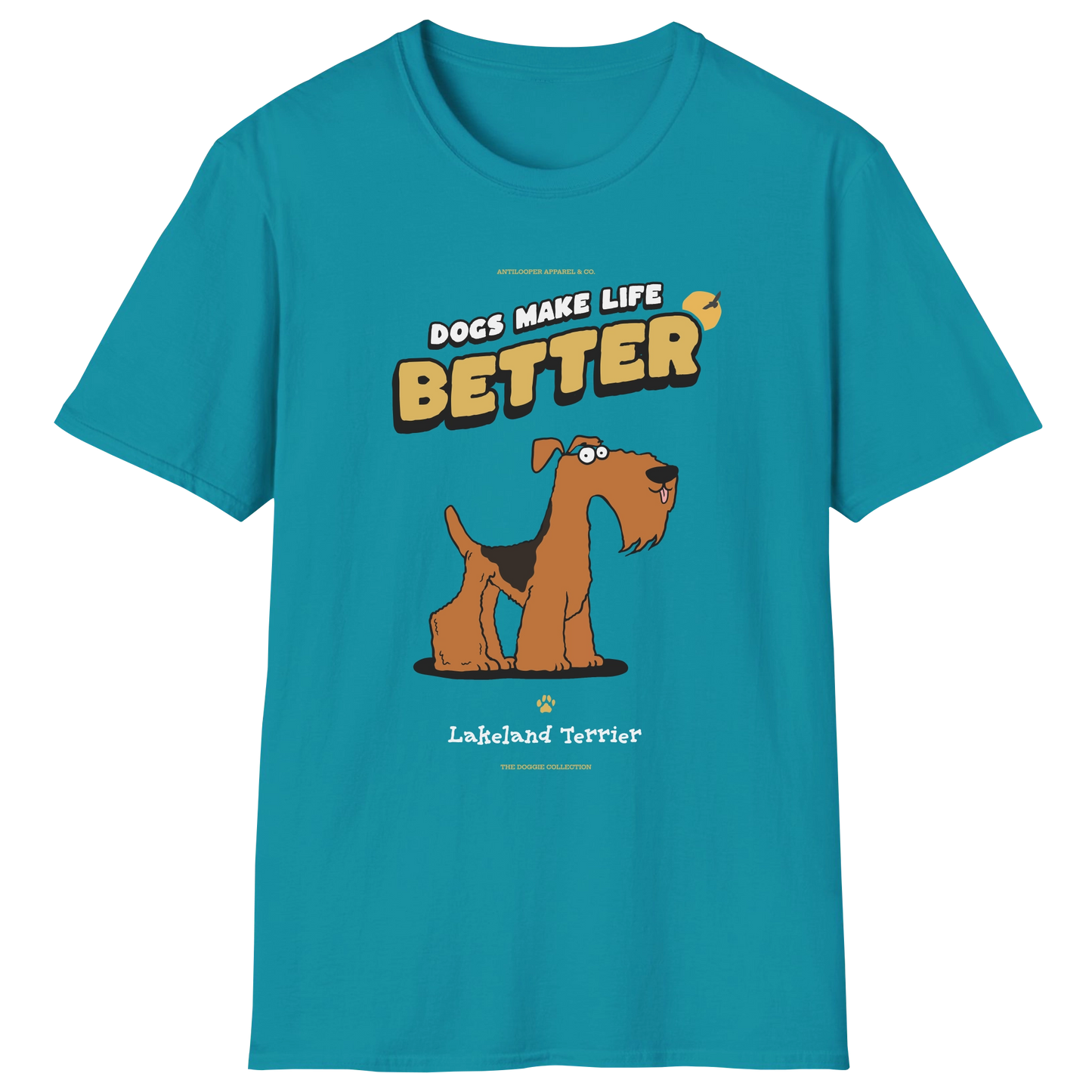 flatlay-doggie-lakeland_terrier-t_shirt-tropical_blue