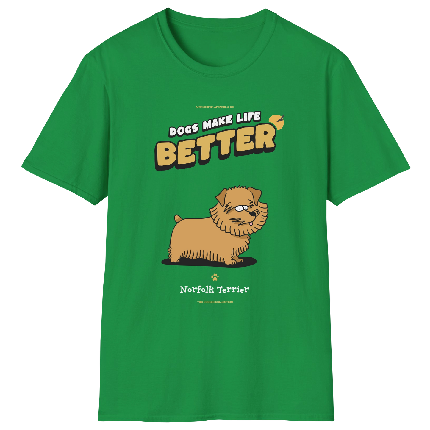 flatlay-doggie-norfolk_terrier-t_shirt-irish_green