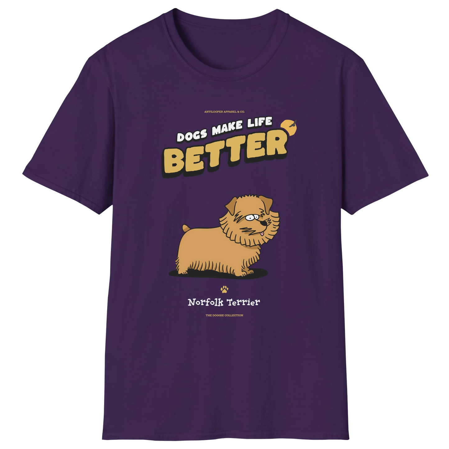 flatlay-doggie-norfolk_terrier-t_shirt-purple