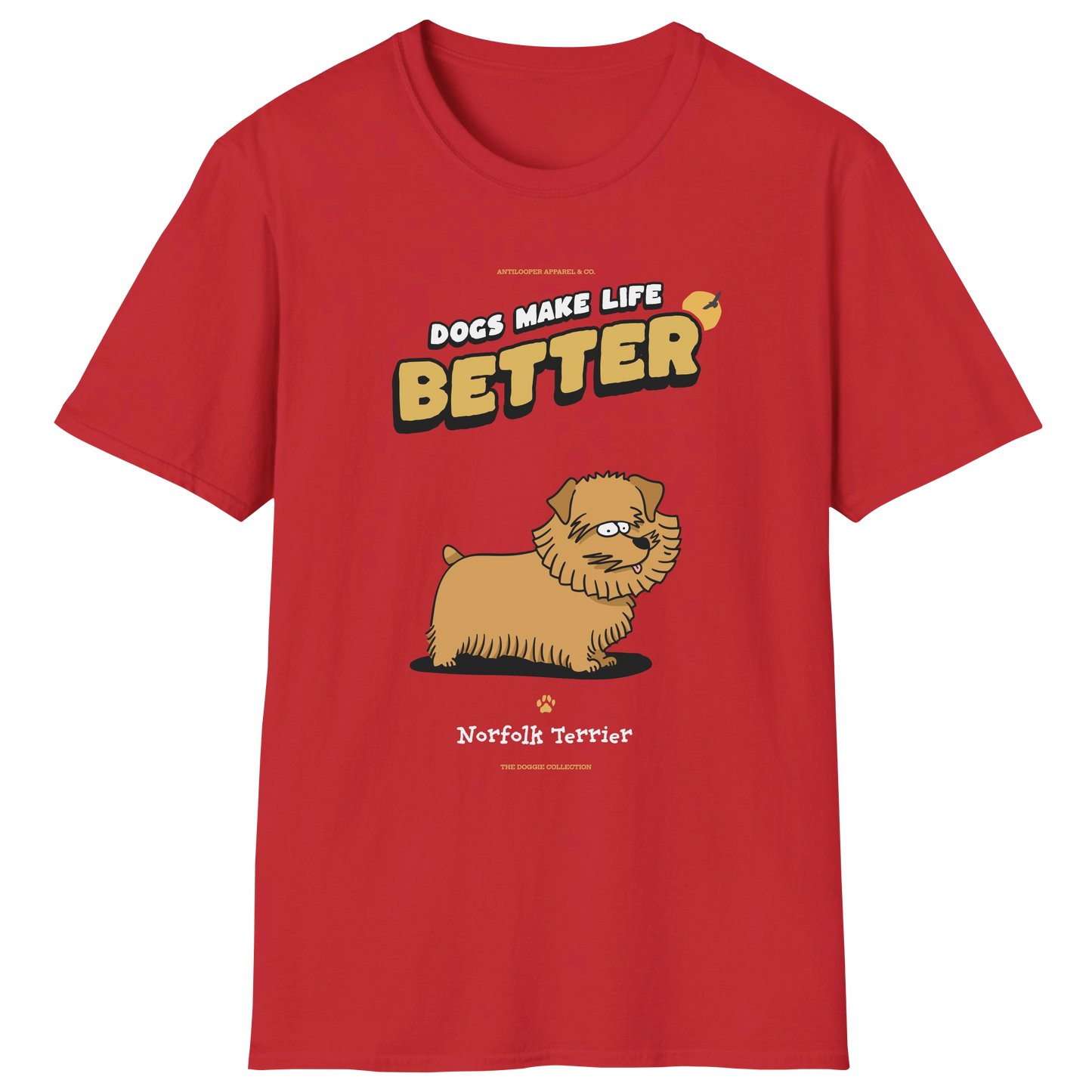 flatlay-doggie-norfolk_terrier-t_shirt-red