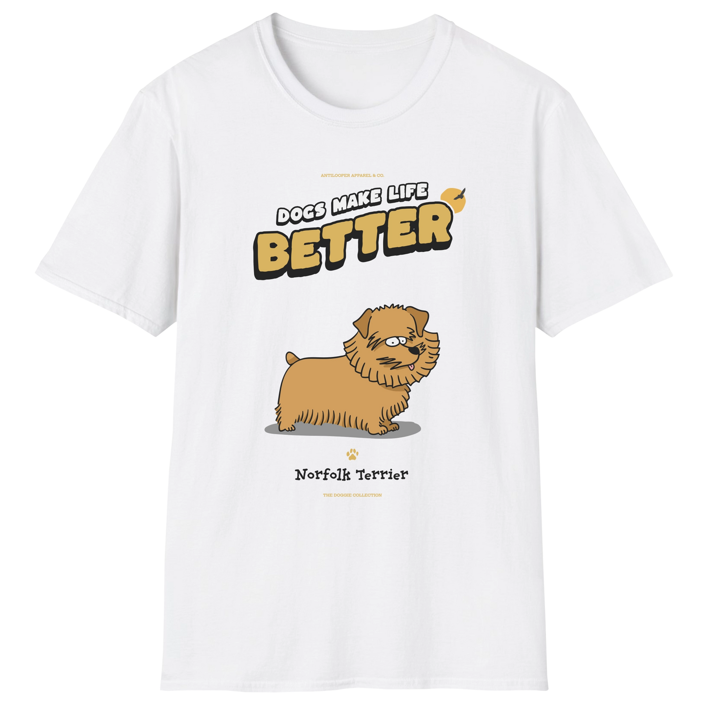 flatlay-doggie-norfolk_terrier-t_shirt-white