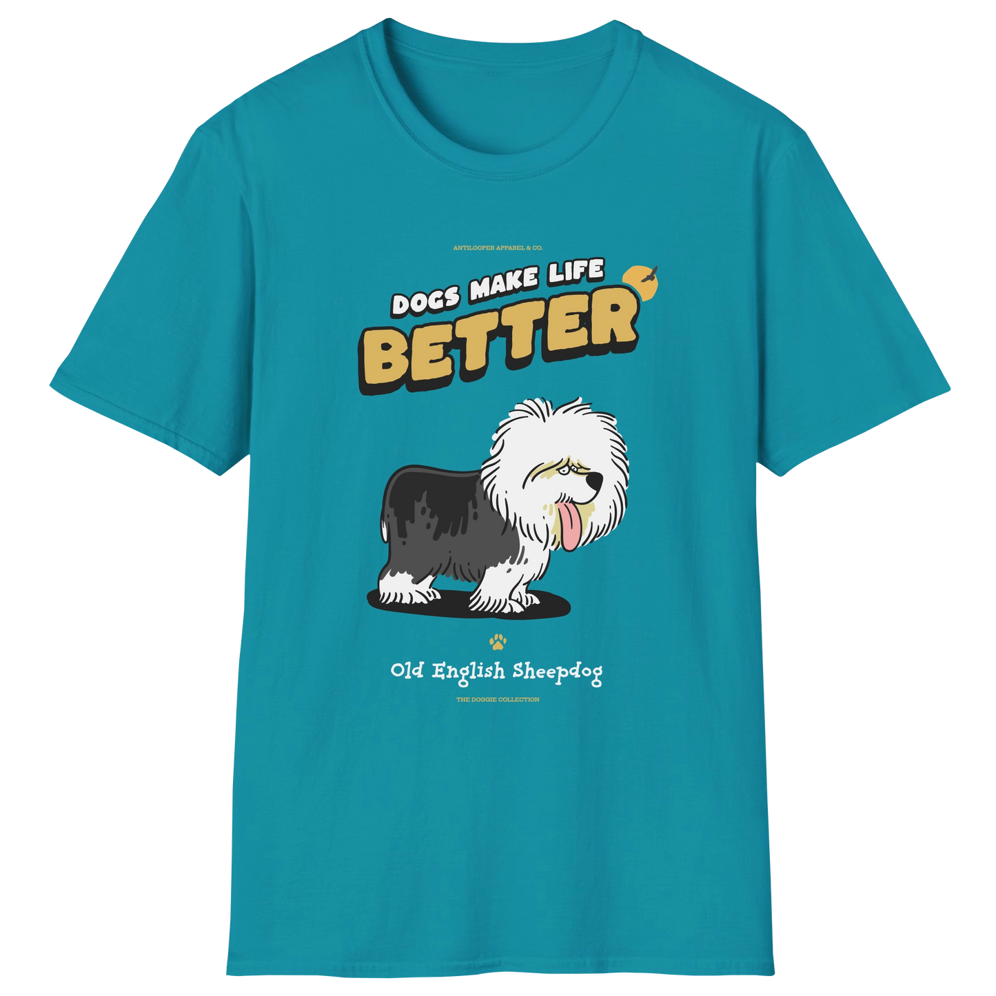 flatlay-doggie-old_english_sheepdog-t_shirt-tropical_blue
