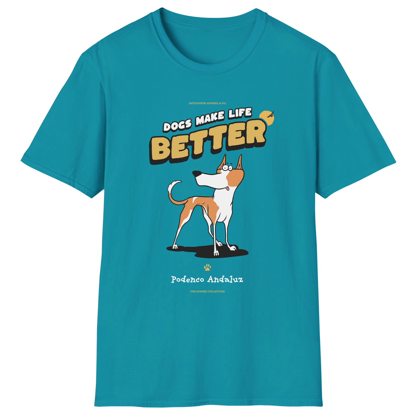 flatlay-doggie-podenco_andaluz-t_shirt-tropical_blue