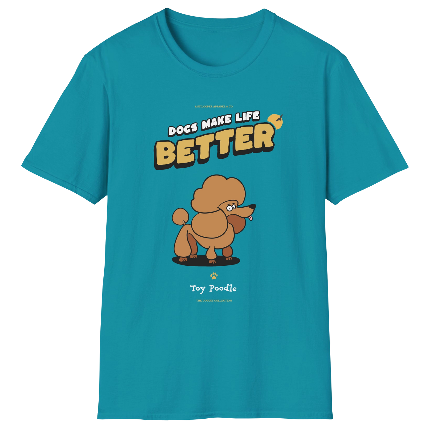 flatlay-doggie-poodle+toy-t_shirt-tropical_blue