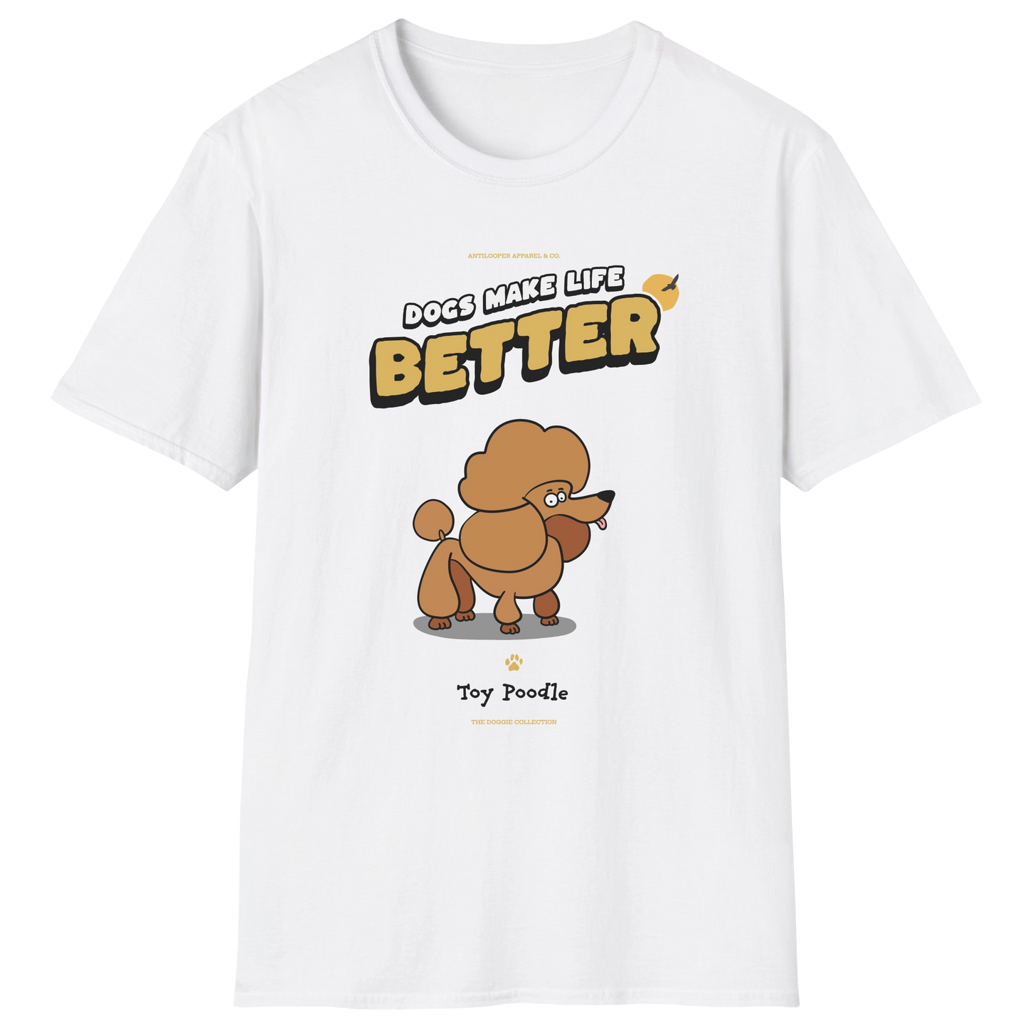 flatlay-doggie-poodle+toy-t_shirt-white