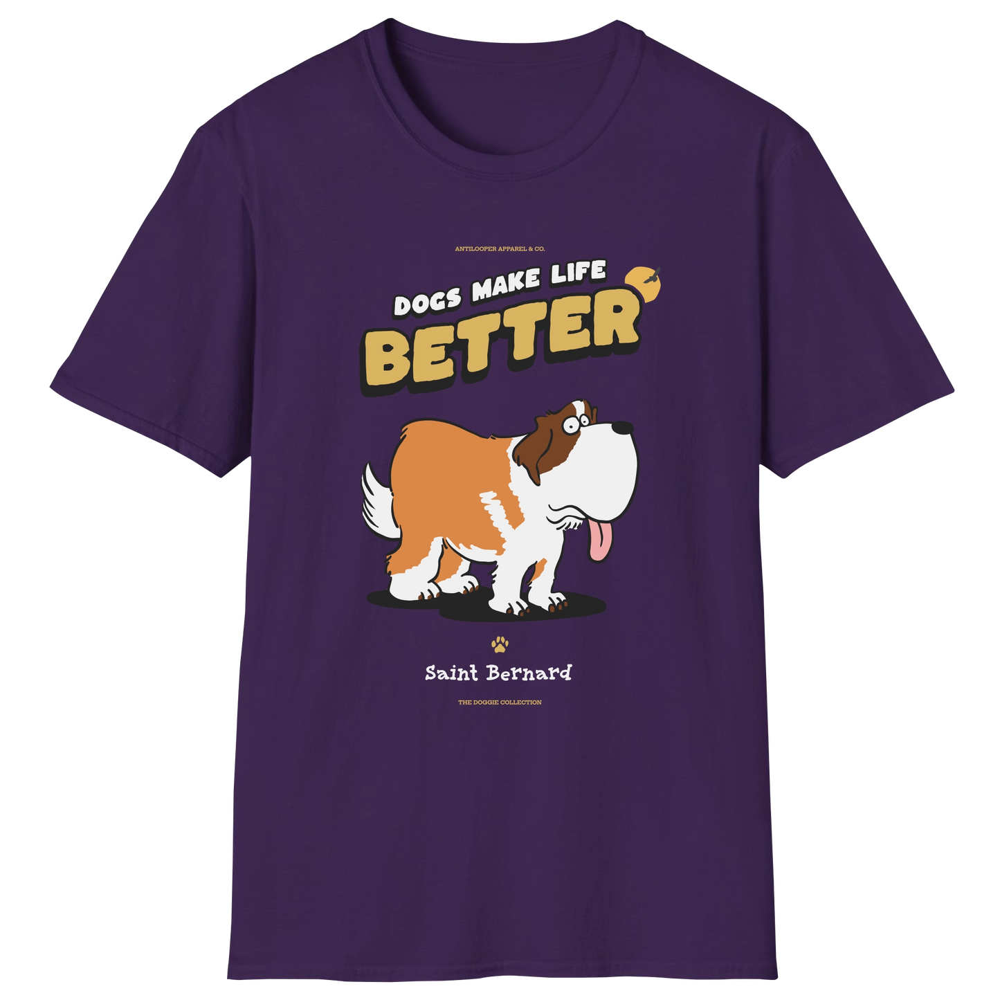 flatlay-doggie-saint_bernard-t_shirt-purple