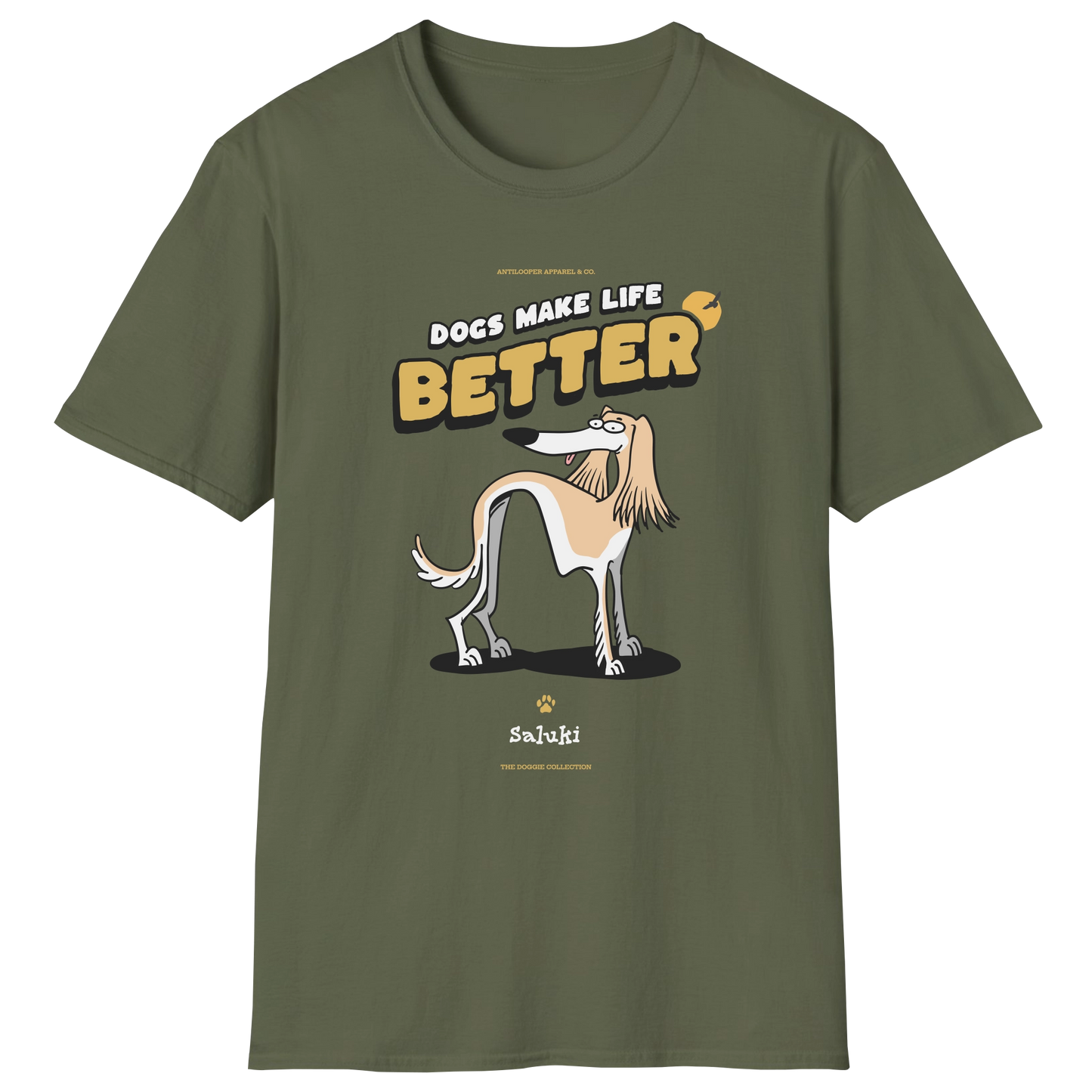 flatlay-doggie-saluki-t_shirt-military_green