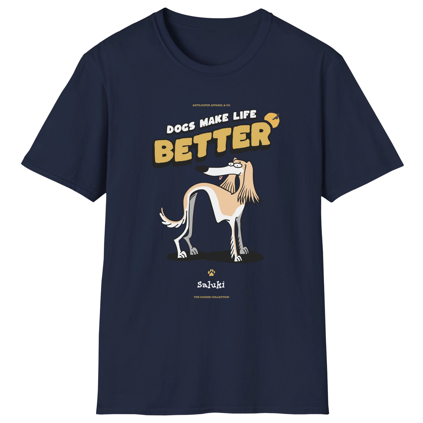 flatlay-doggie-saluki-t_shirt-navy
