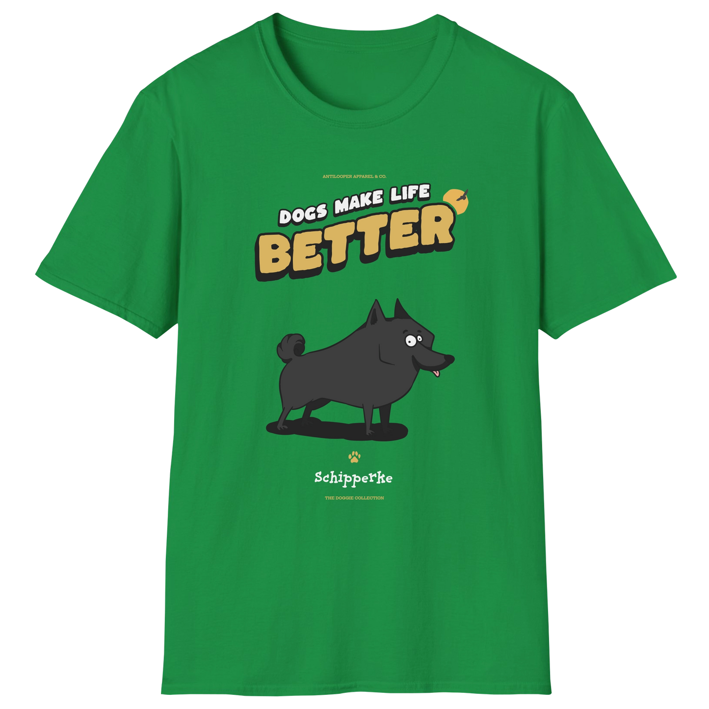 flatlay-doggie-schipperke-t_shirt-irish_green